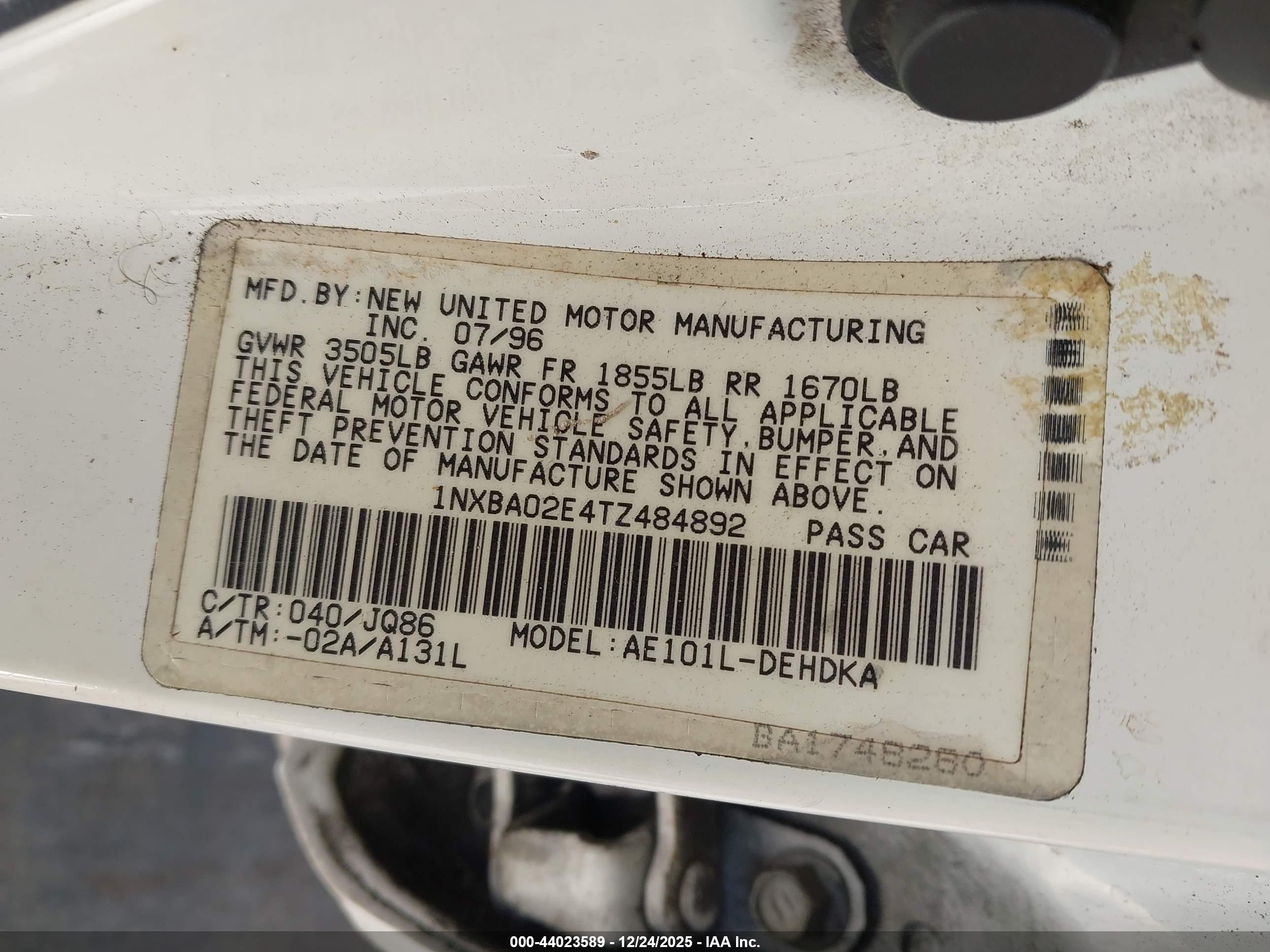 TOYOTA COROLLA image 9
