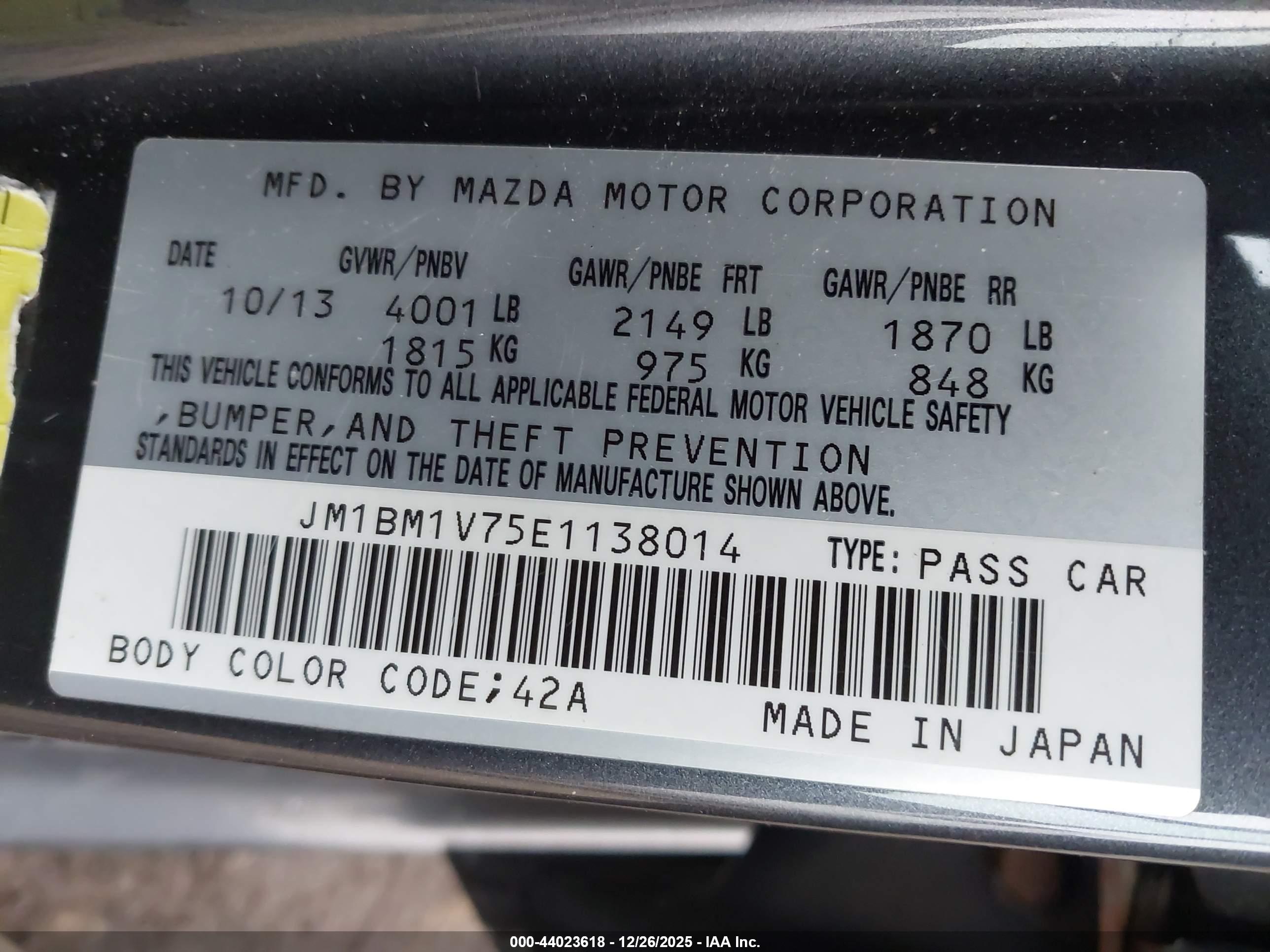 MAZDA MAZDA3 image 9