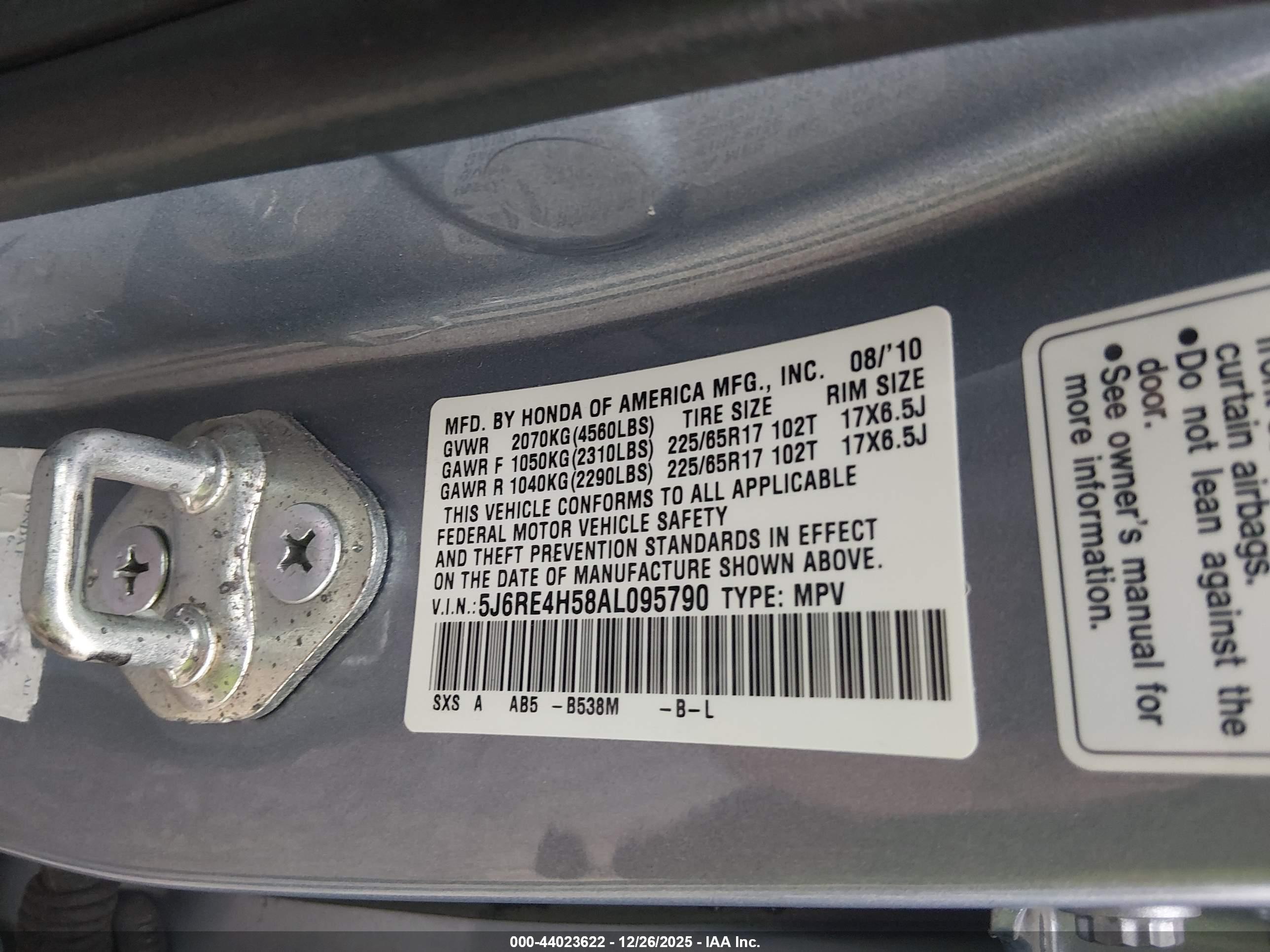 HONDA CR-V image 9