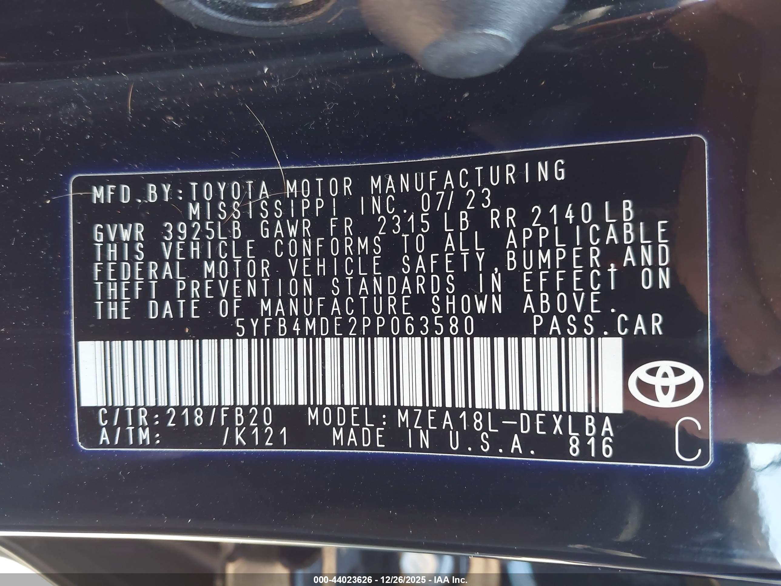 TOYOTA COROLLA image 9