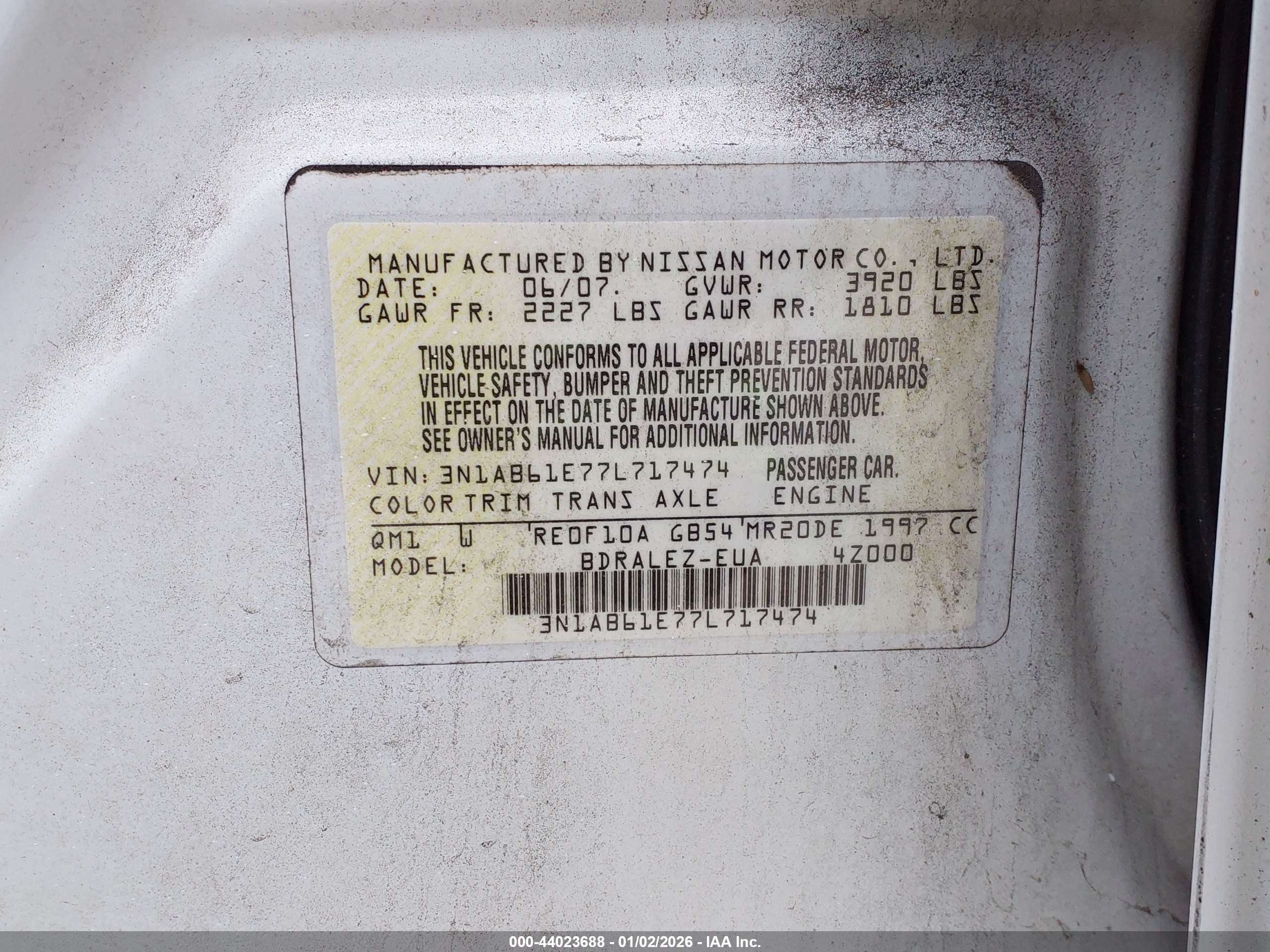 NISSAN SENTRA image 9