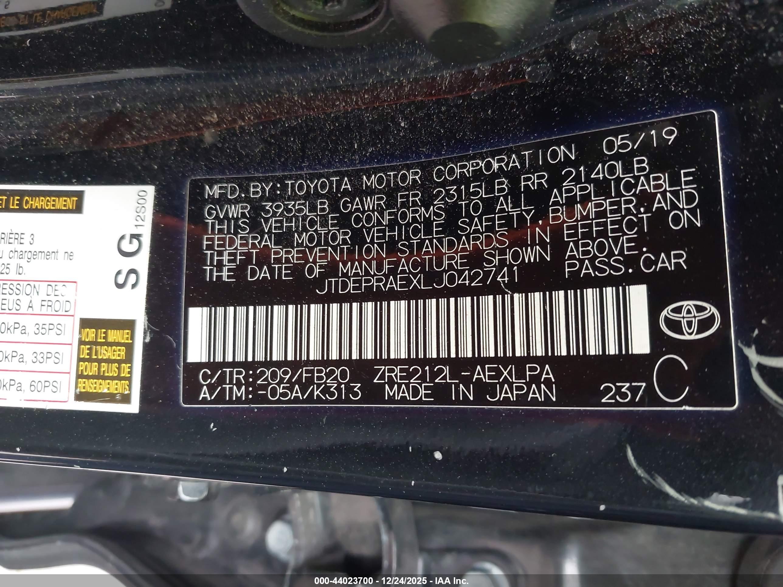 TOYOTA COROLLA image 9