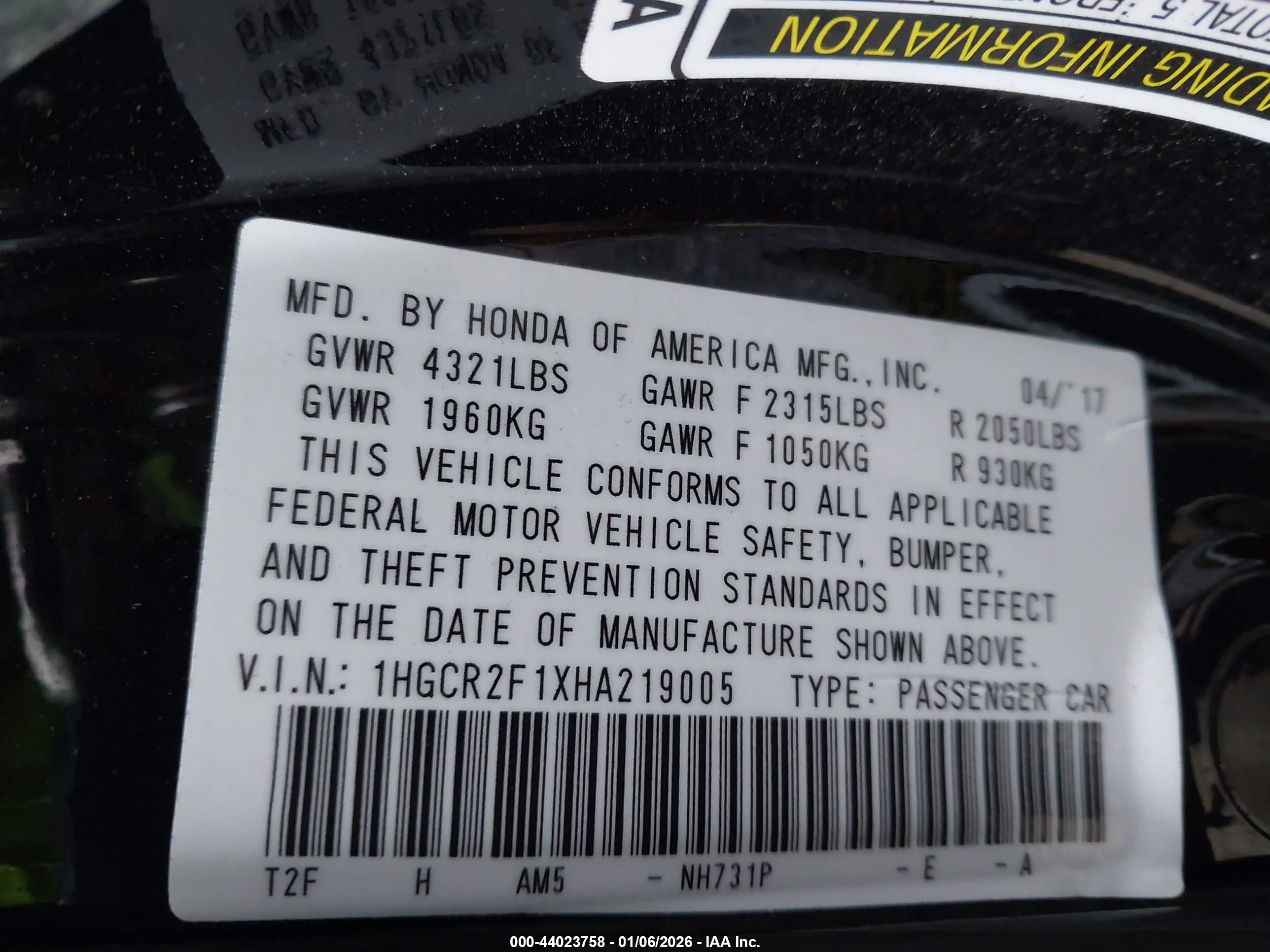 HONDA ACCORD image 9