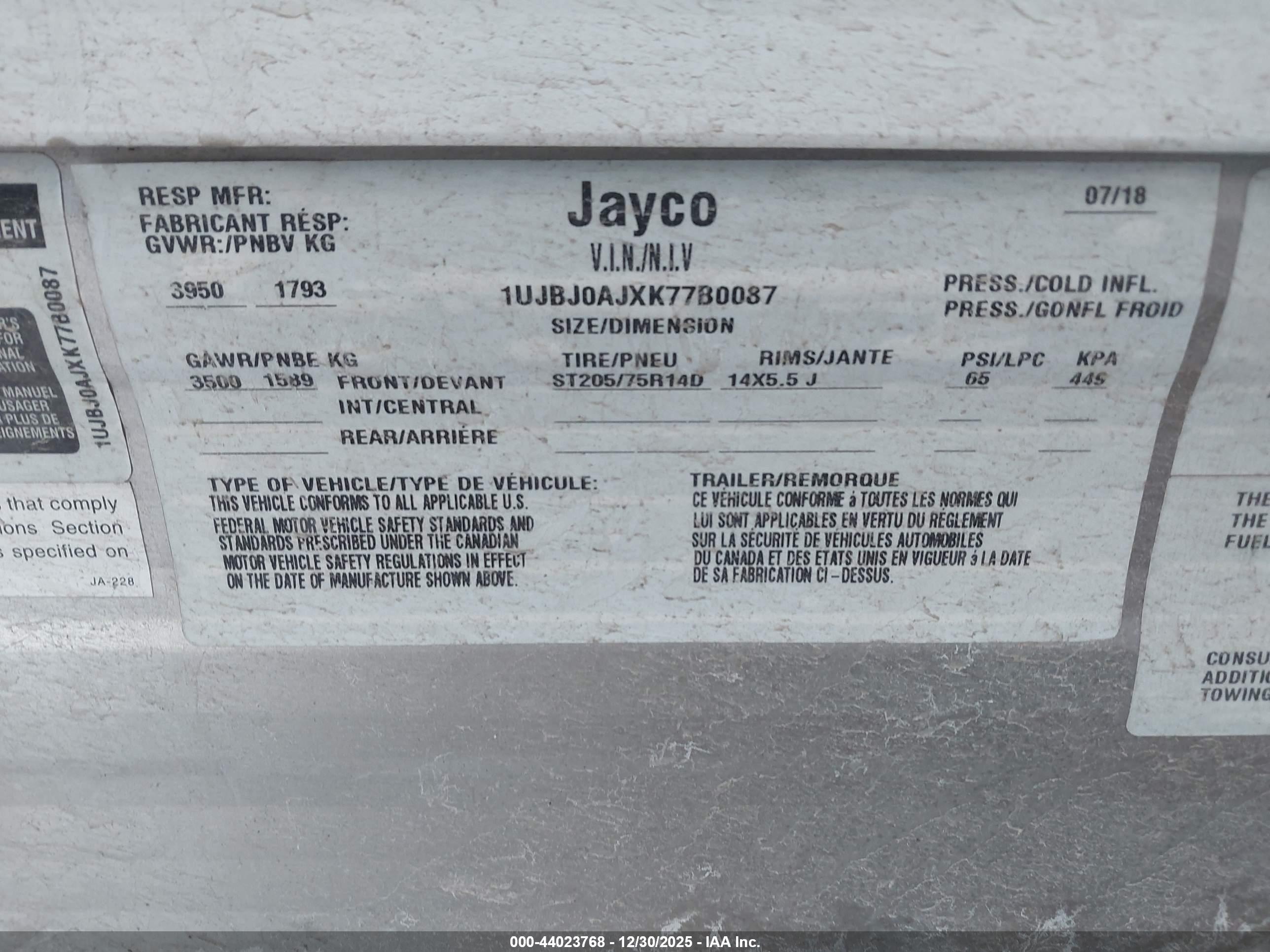JAYCO 184BS image 9