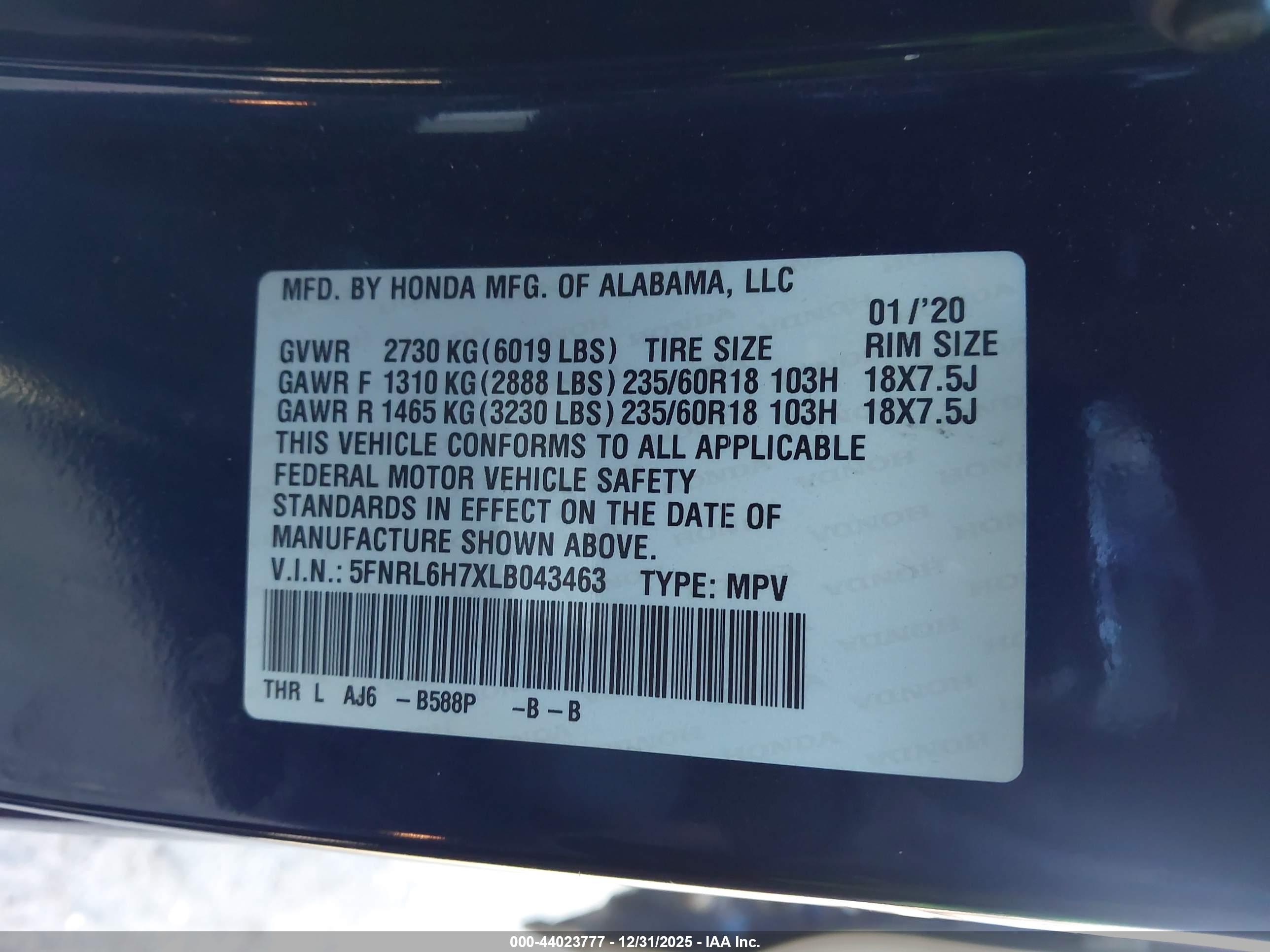 HONDA ODYSSEY image 9