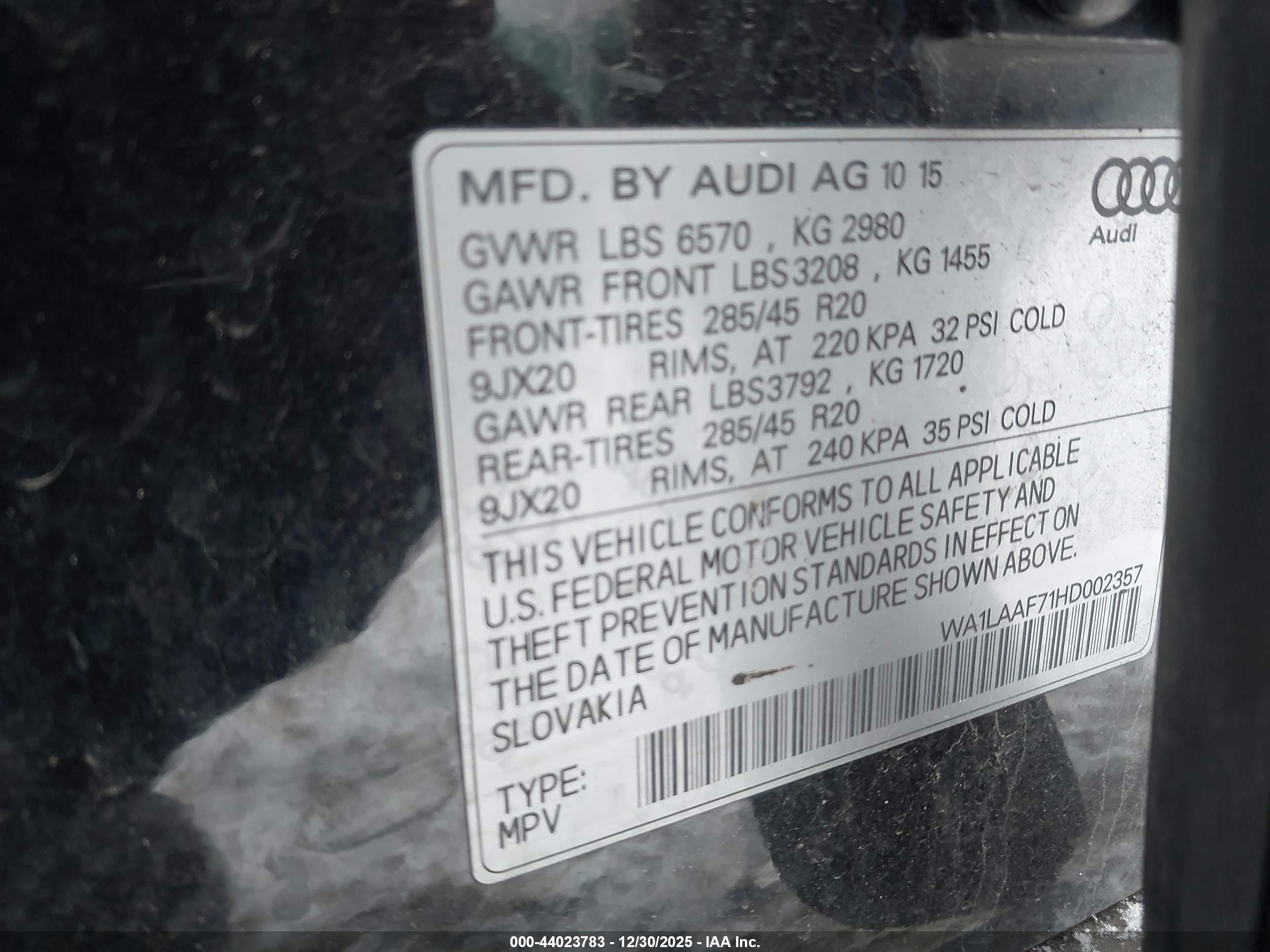 AUDI Q7 image 9