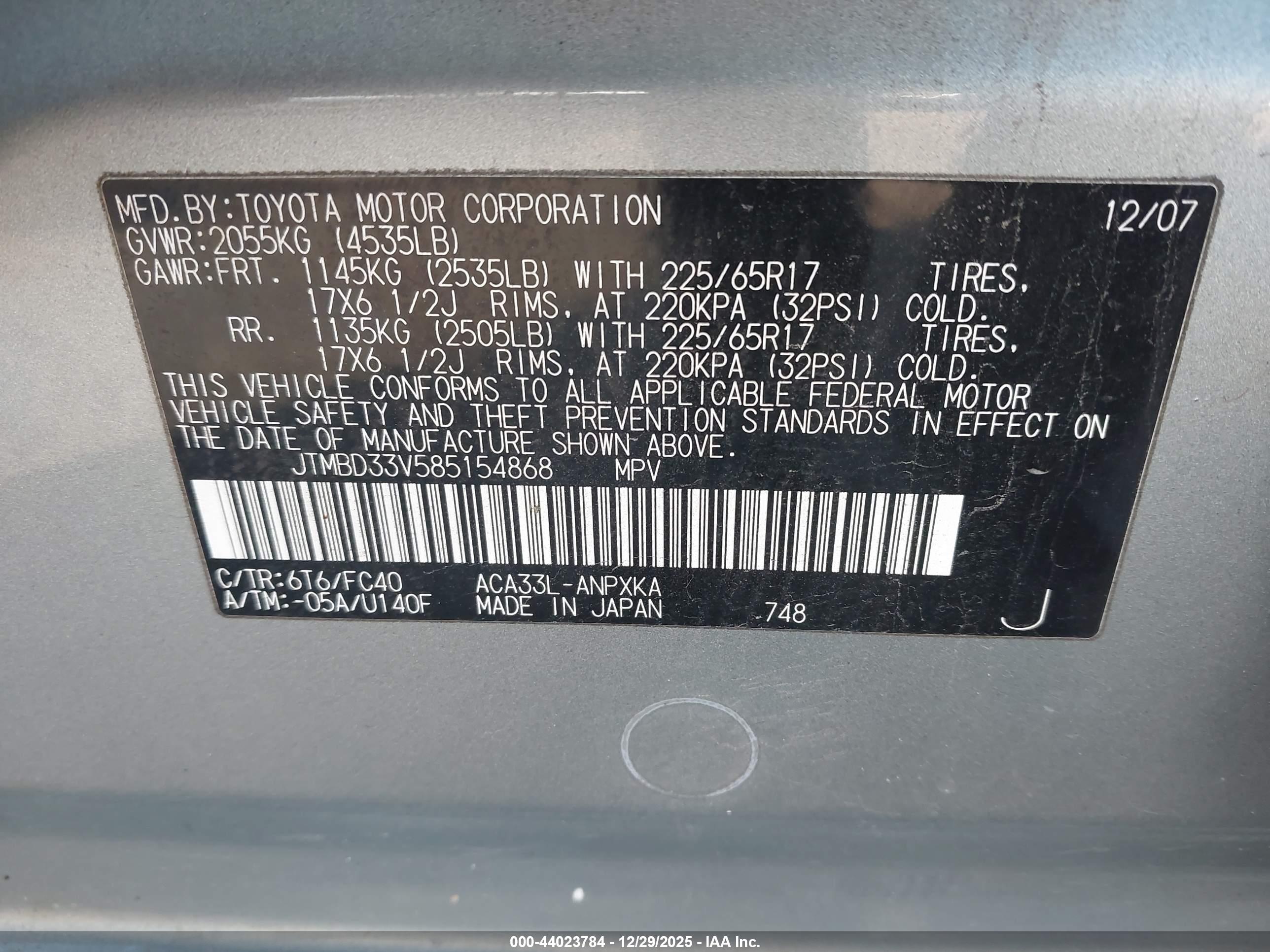 TOYOTA RAV4 image 9