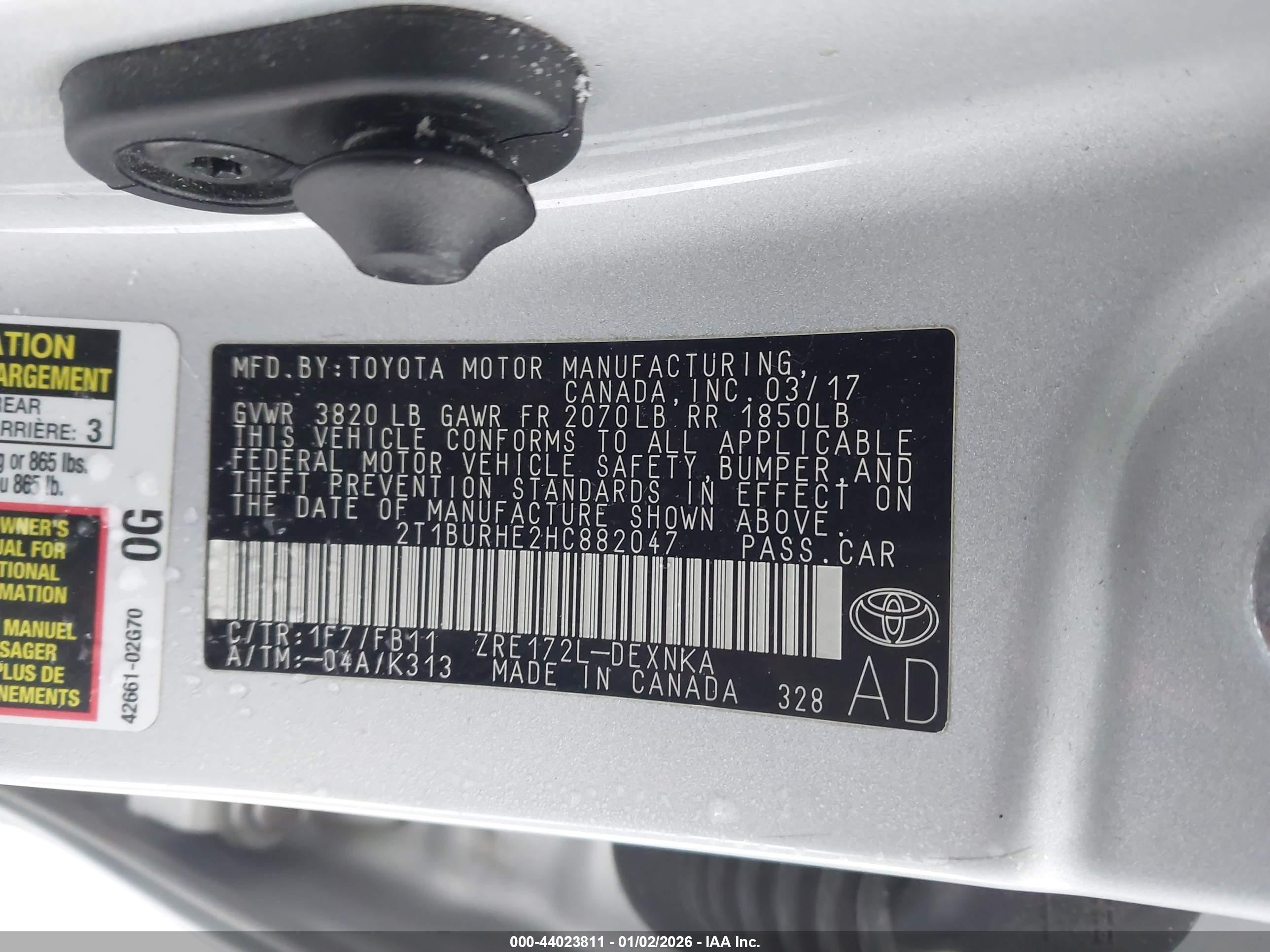 TOYOTA COROLLA image 9