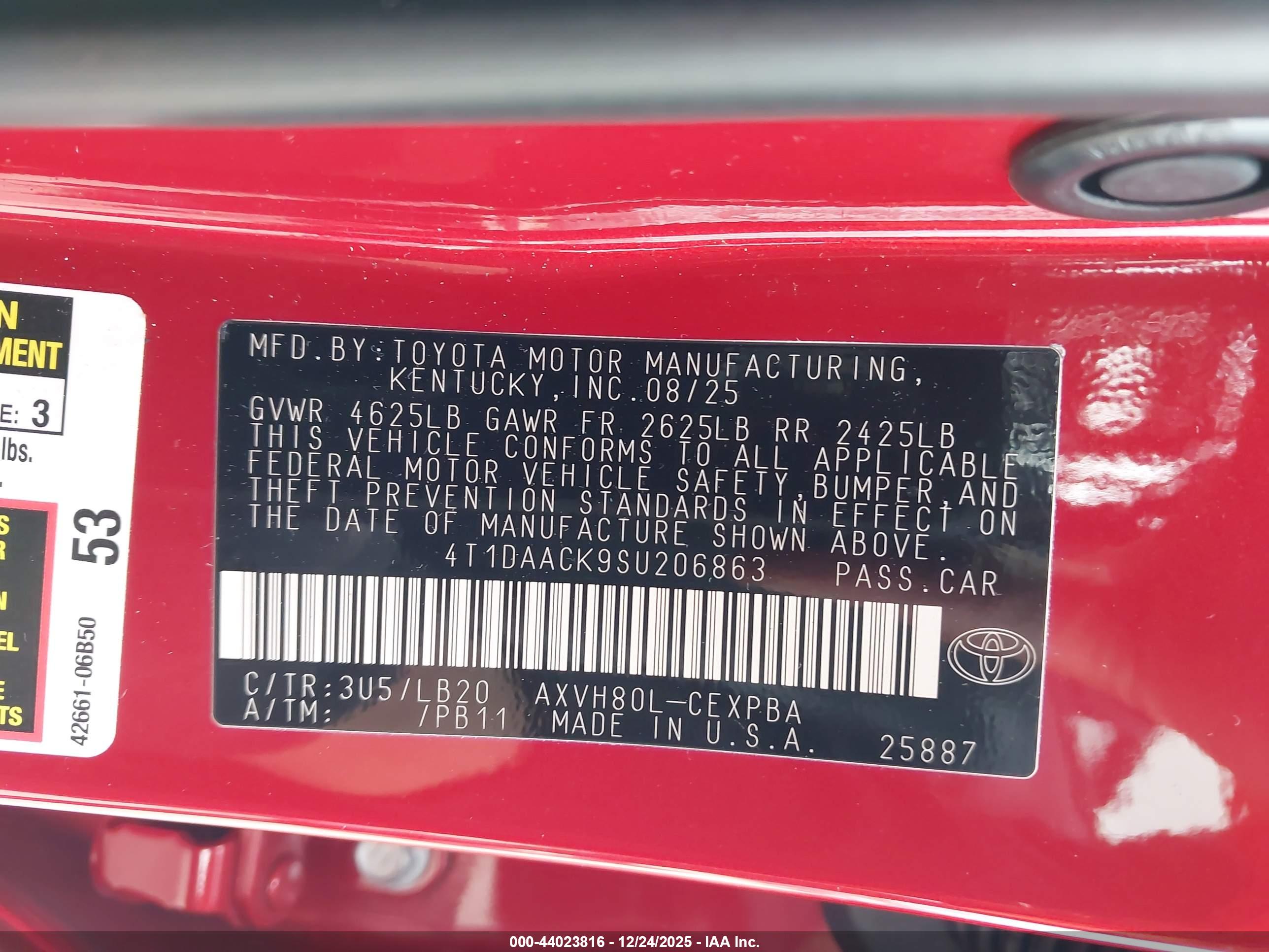 TOYOTA CAMRY image 9