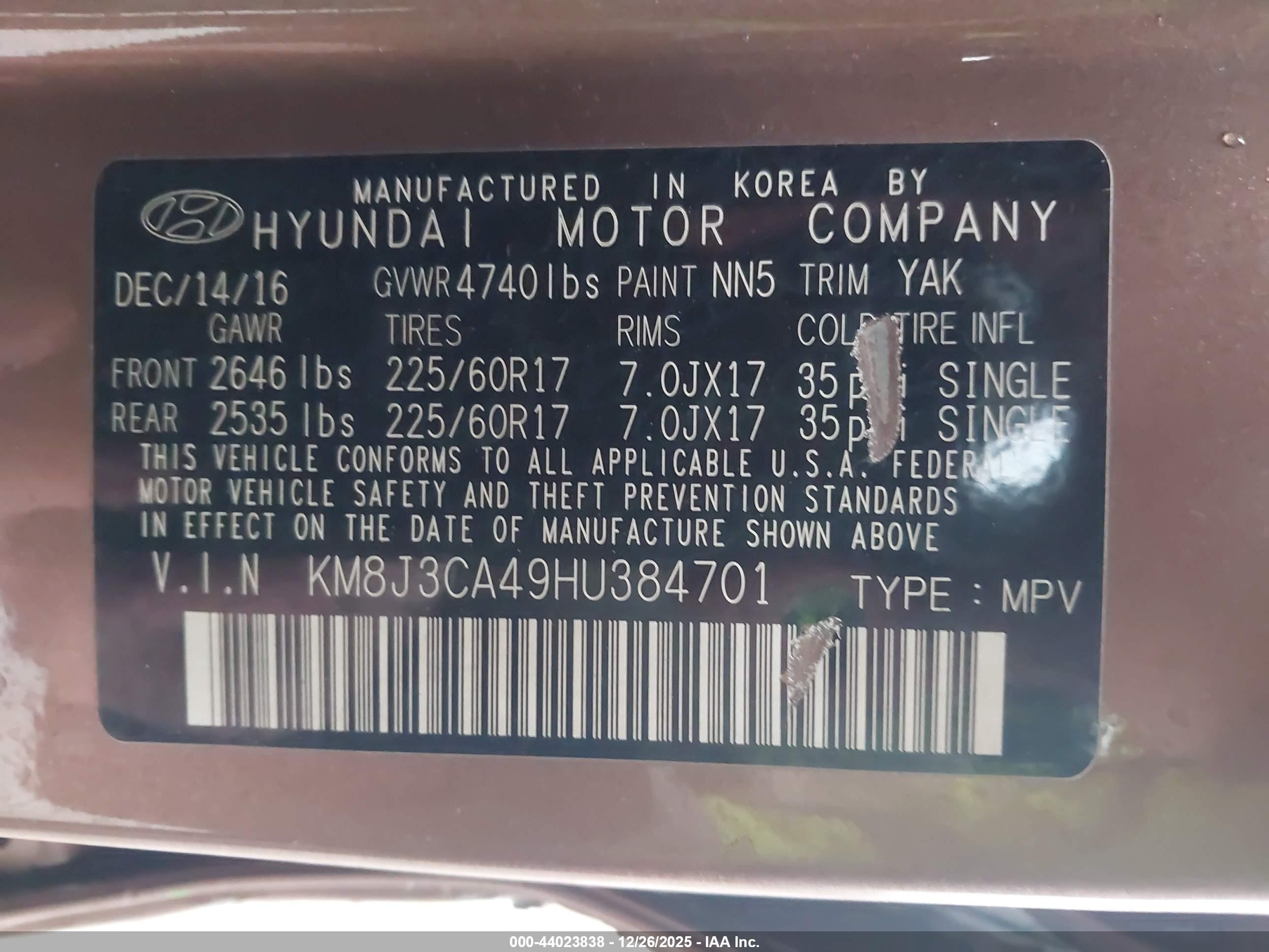 HYUNDAI TUCSON image 9