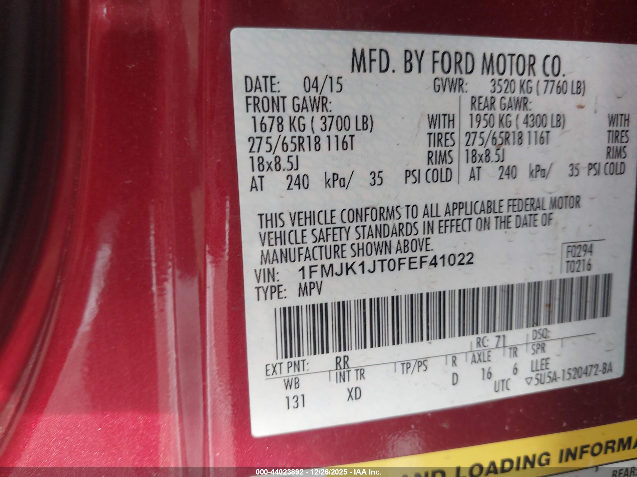 FORD EXPEDITION image 9