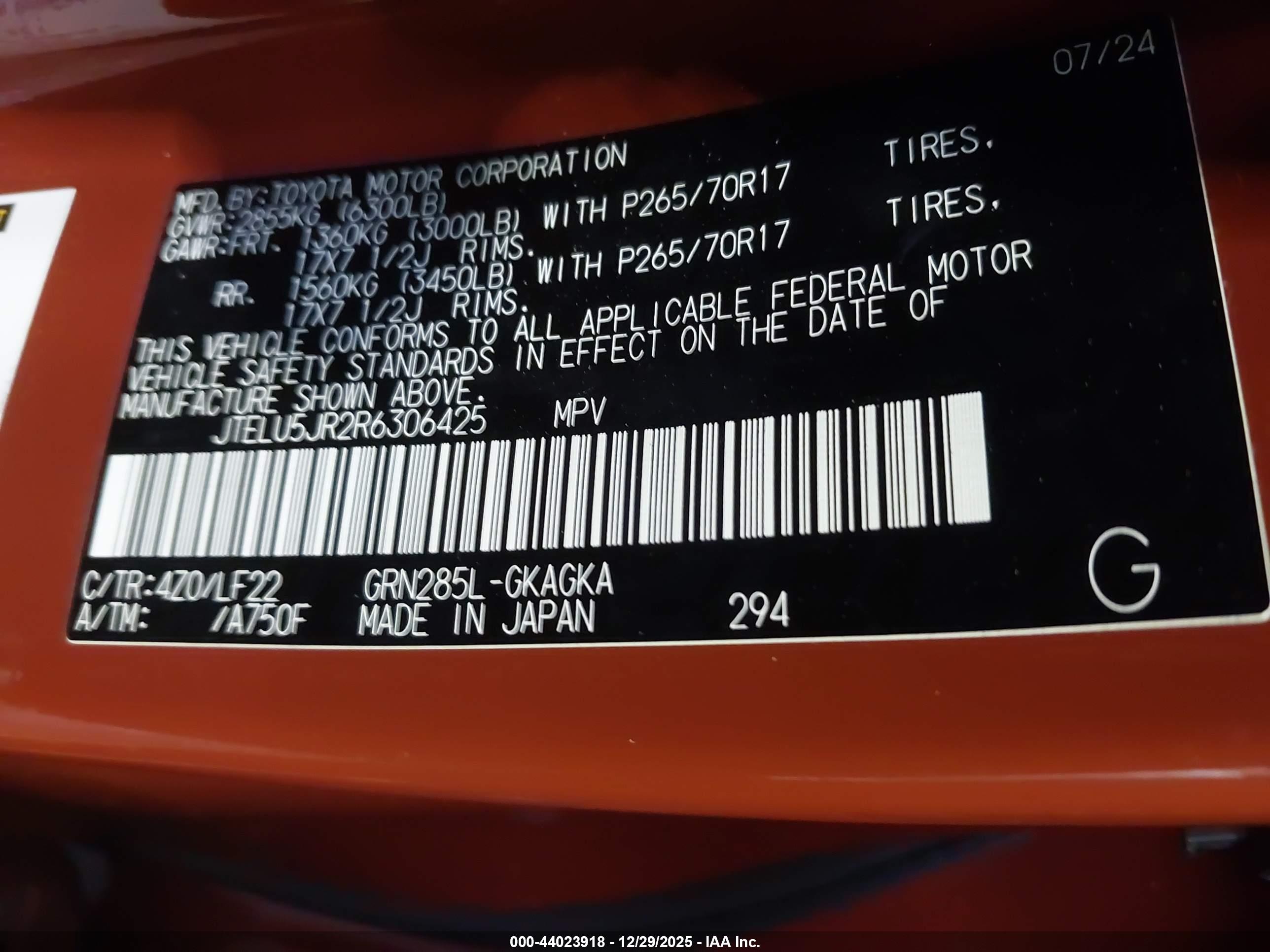 TOYOTA 4RUNNER image 9