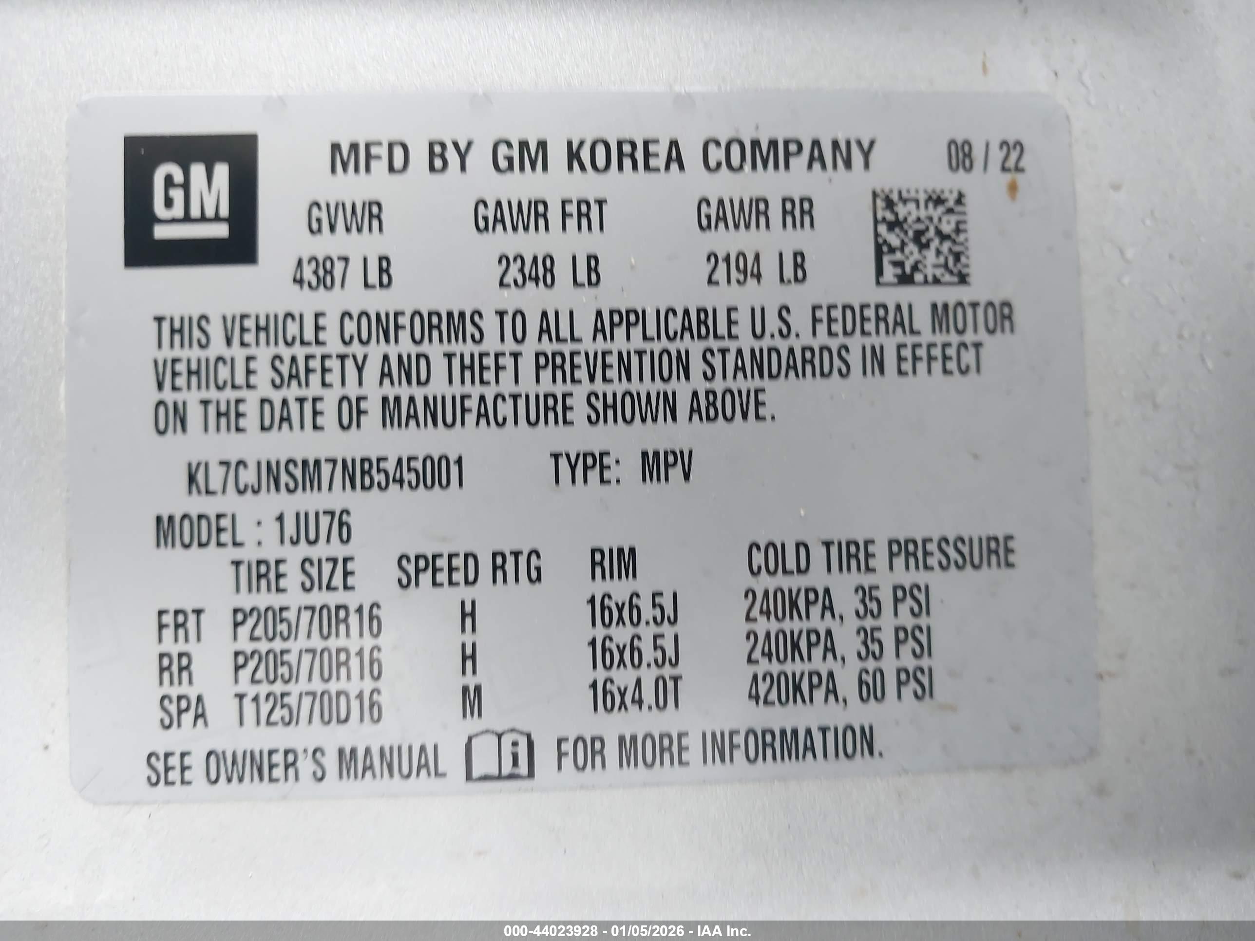 CHEVROLET TRAX image 9
