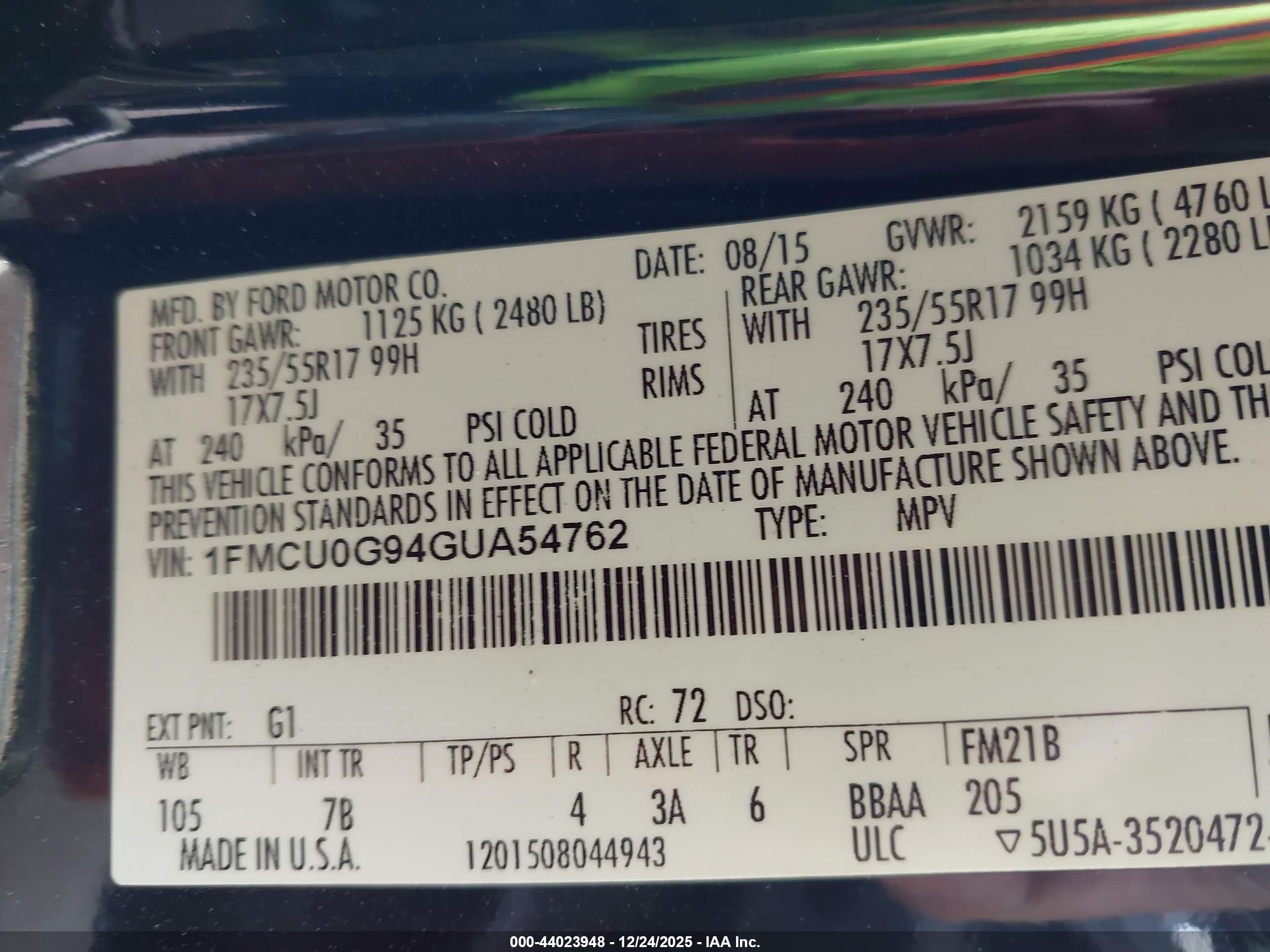 FORD ESCAPE image 9
