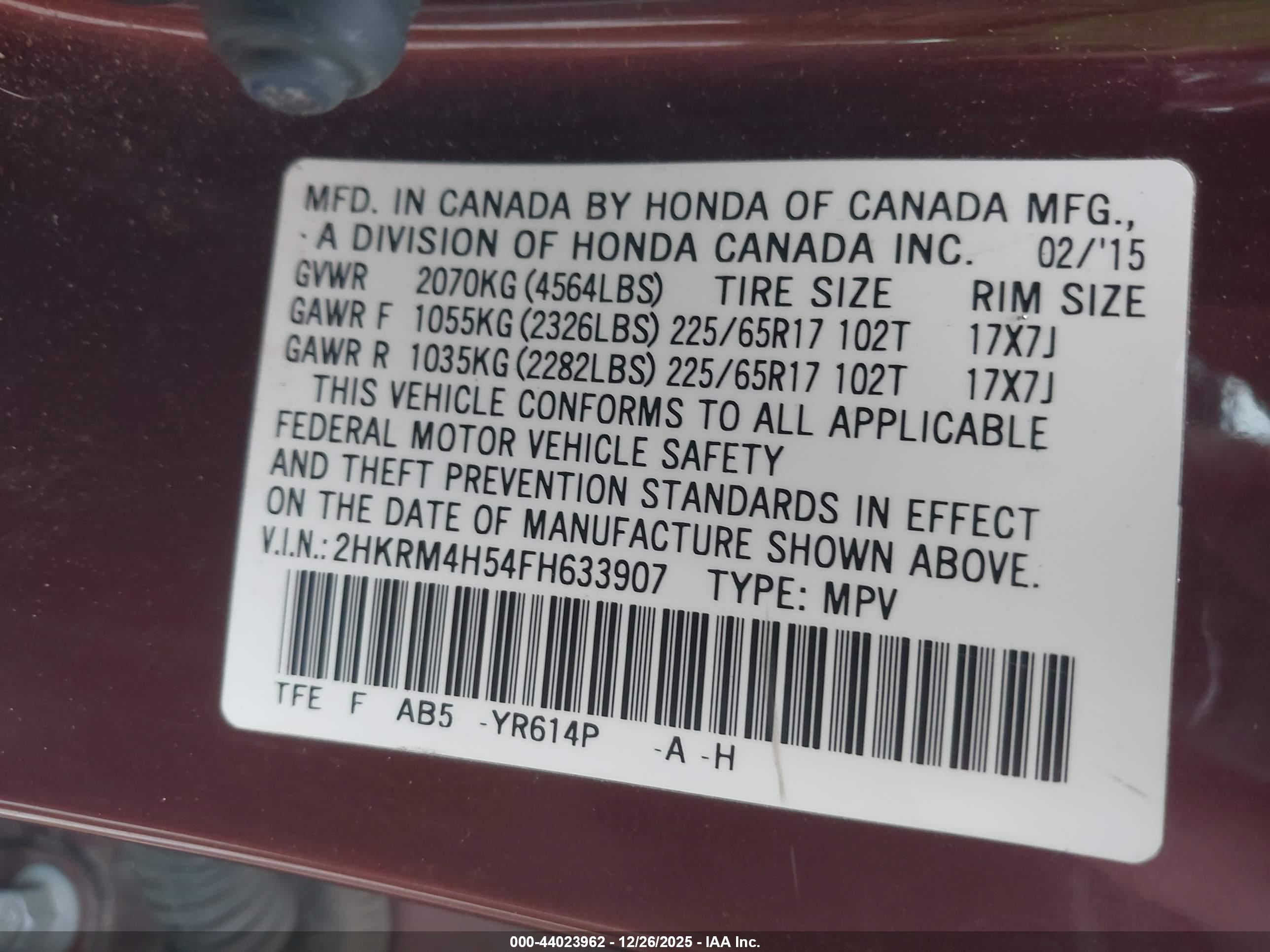 HONDA CR-V image 9