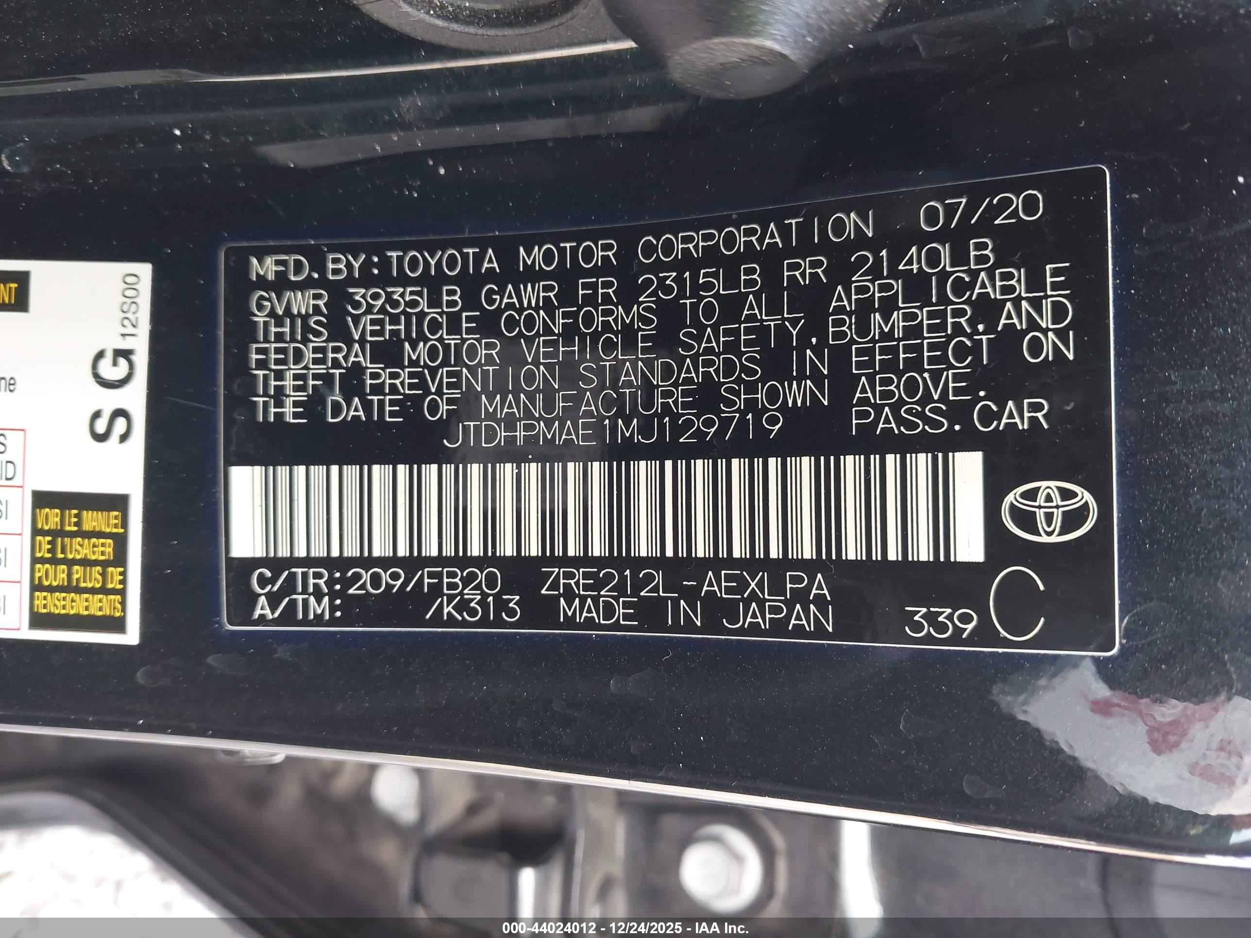 TOYOTA COROLLA image 9