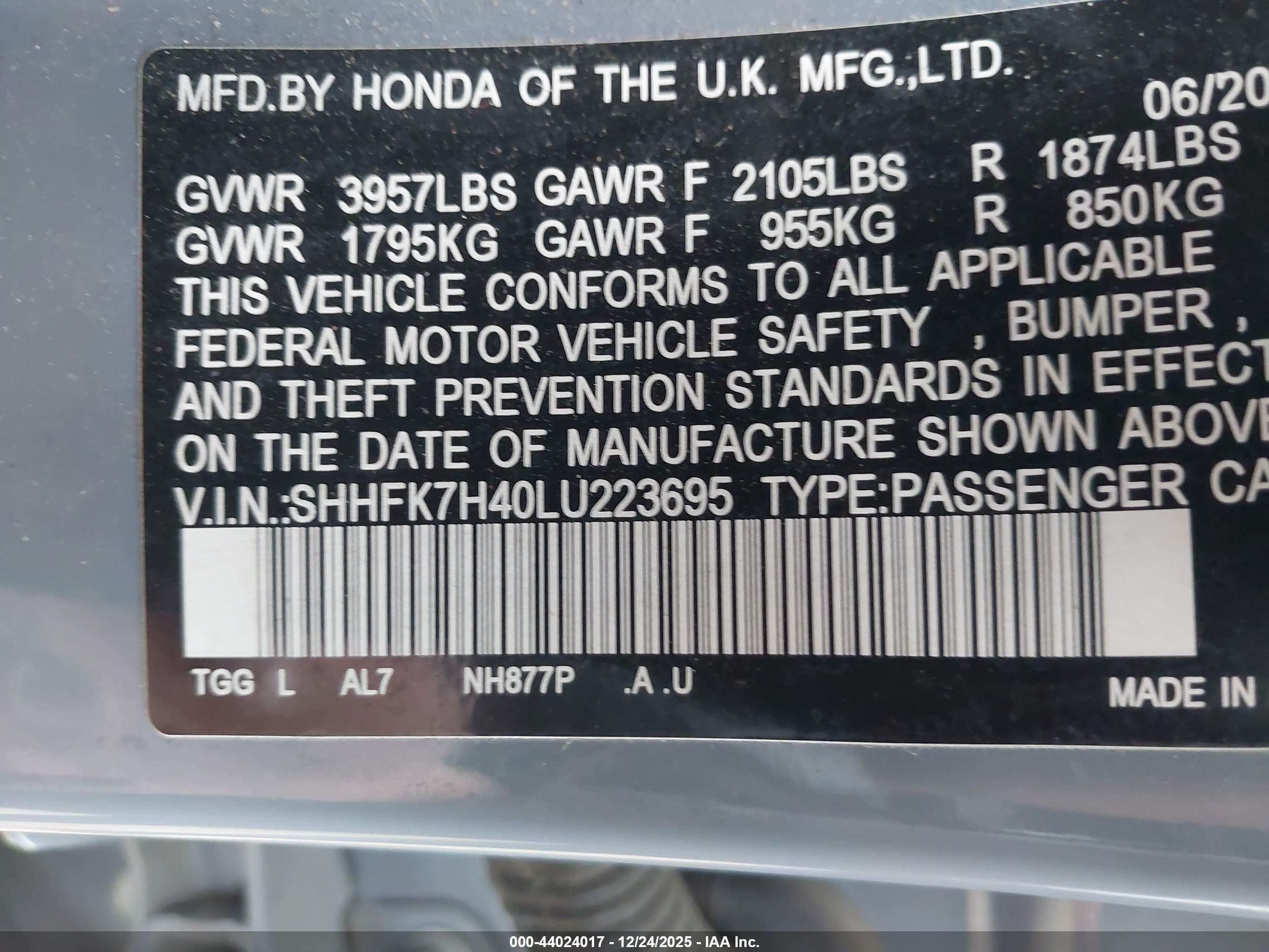HONDA CIVIC image 9