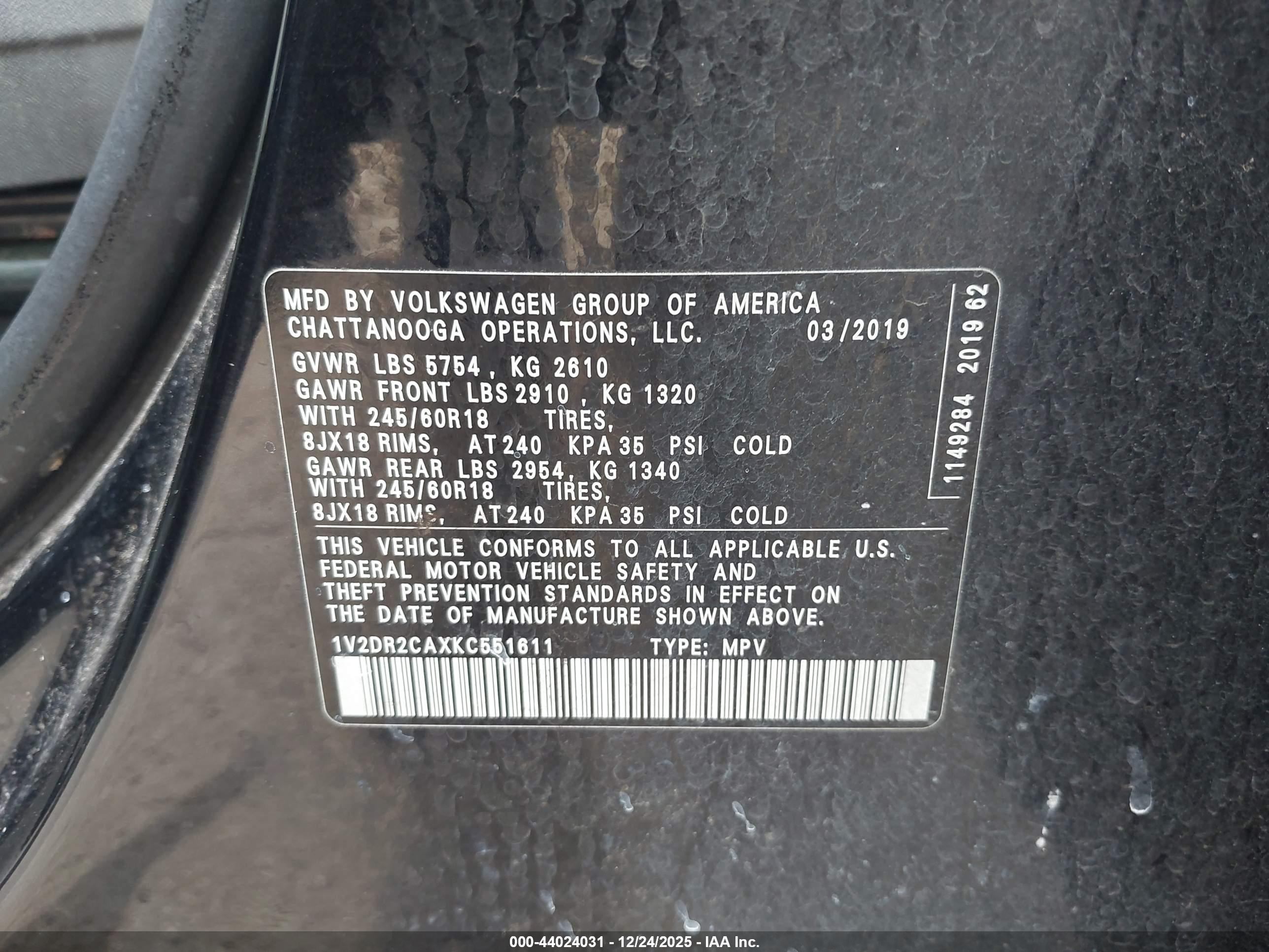 VOLKSWAGEN ATLAS image 9