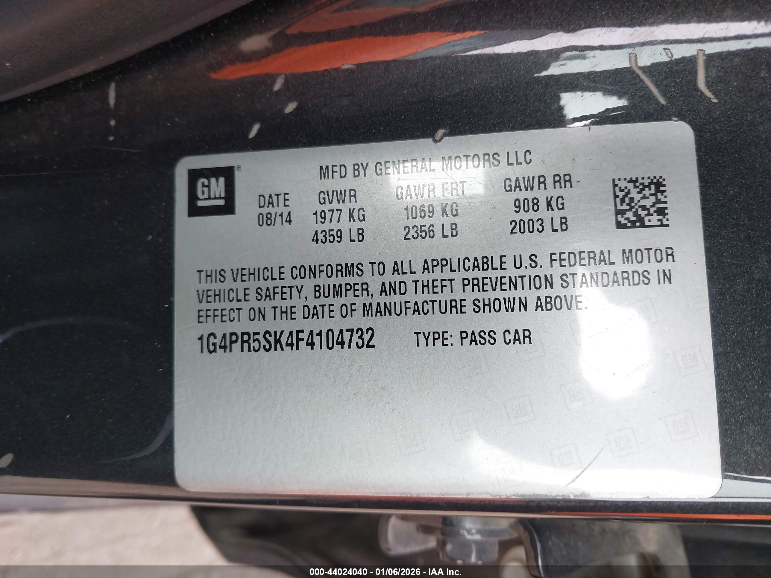 BUICK VERANO image 9
