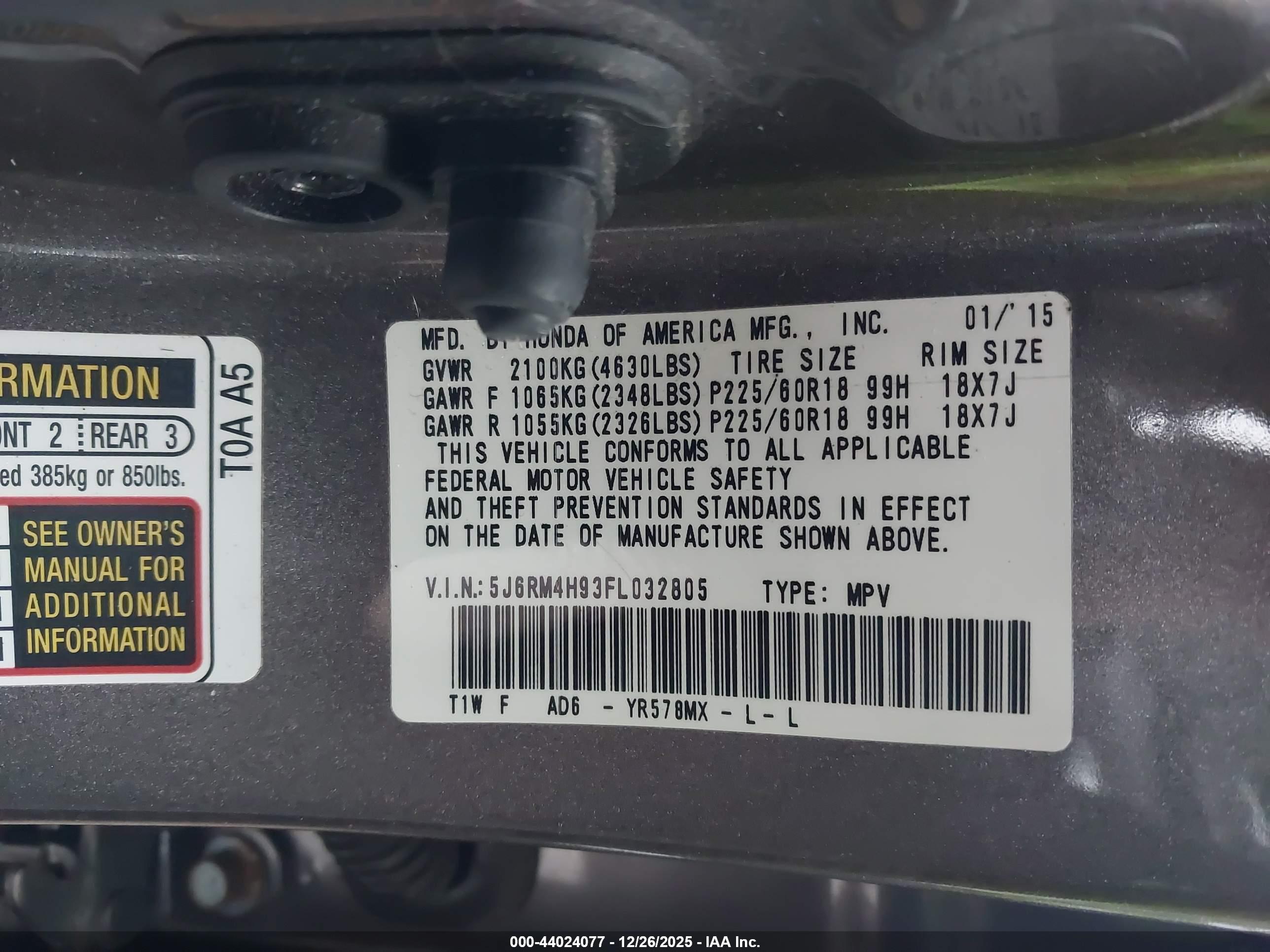 HONDA CR-V image 9
