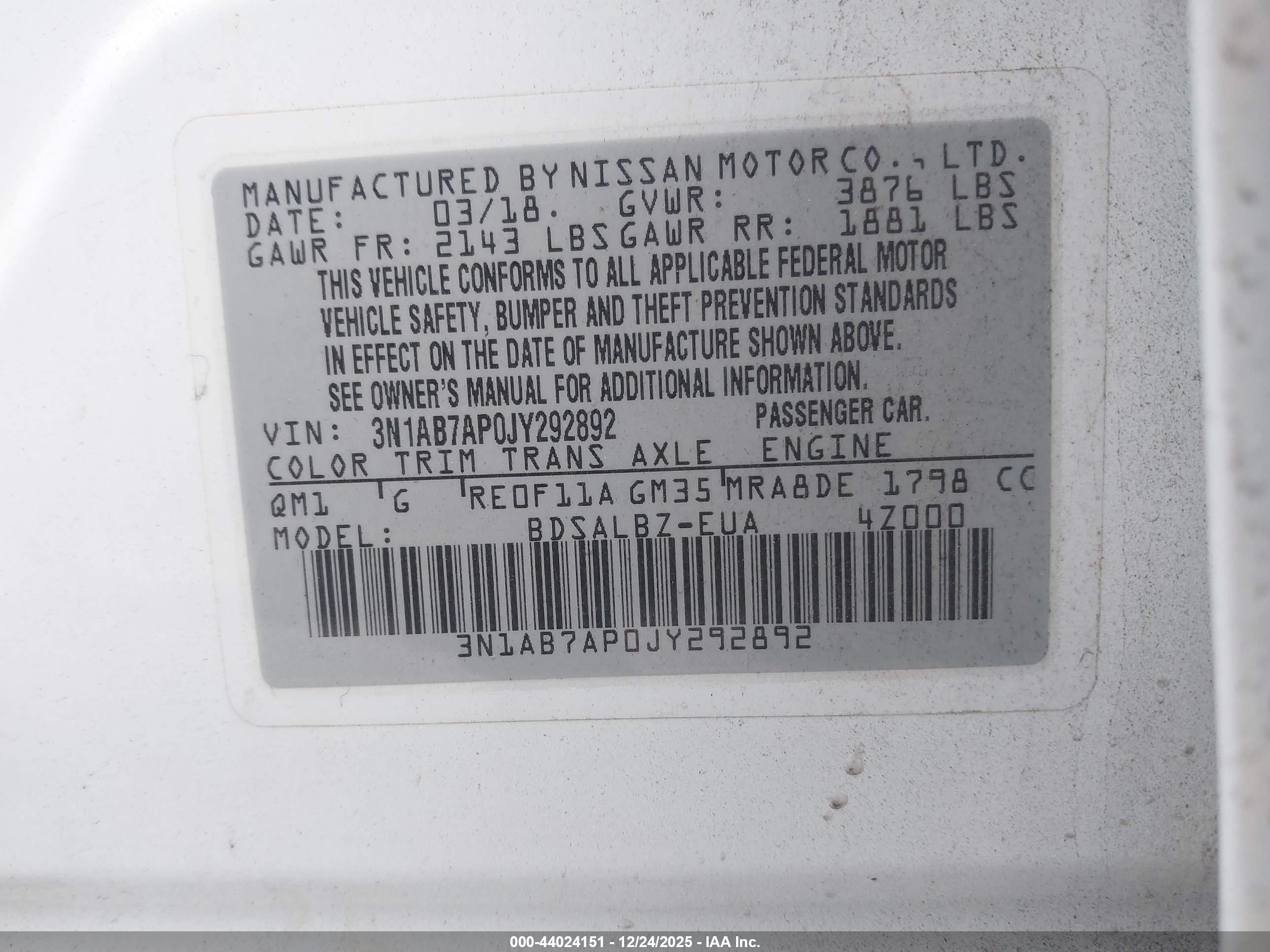 NISSAN SENTRA image 9
