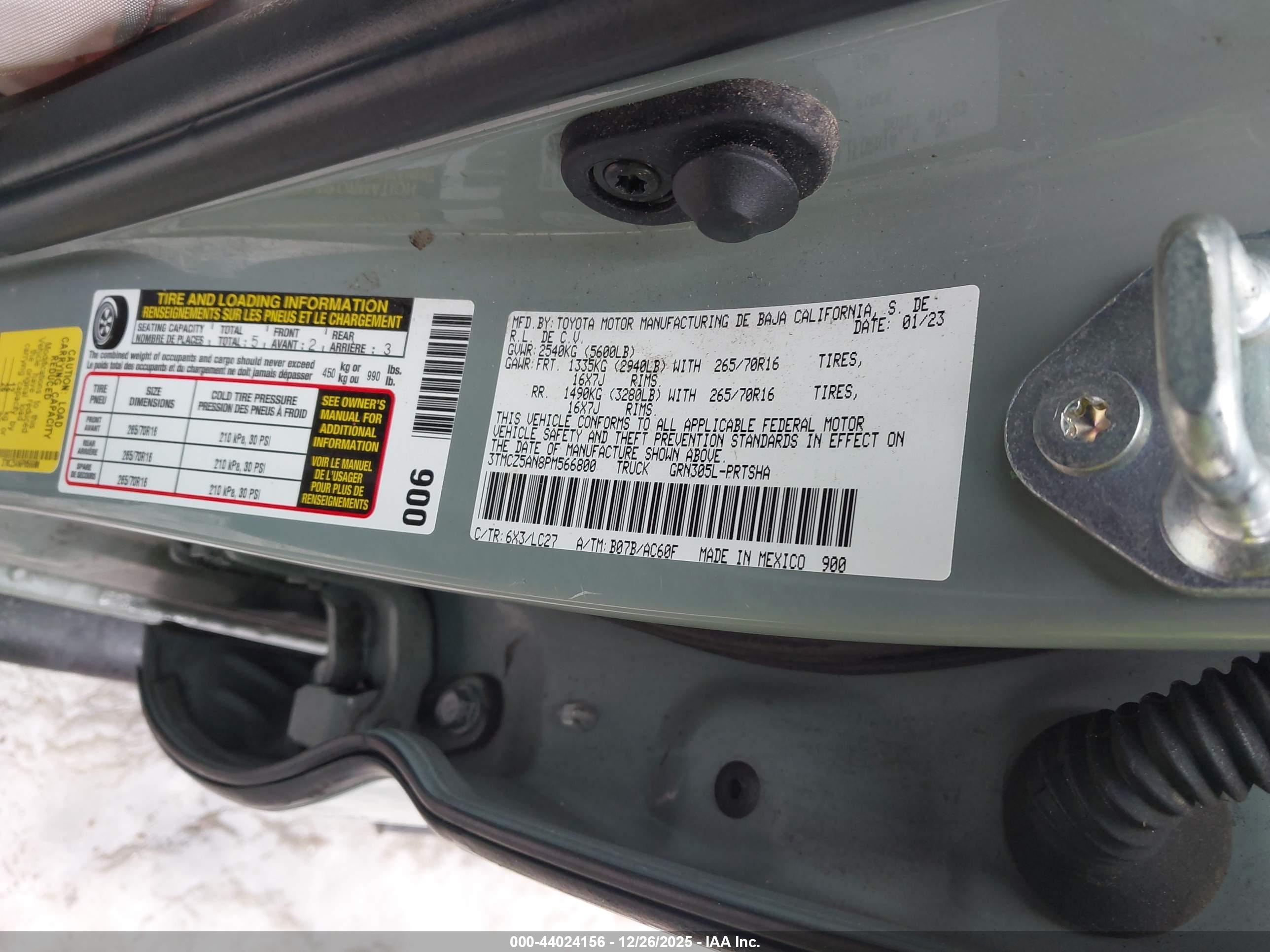 TOYOTA TACOMA image 9