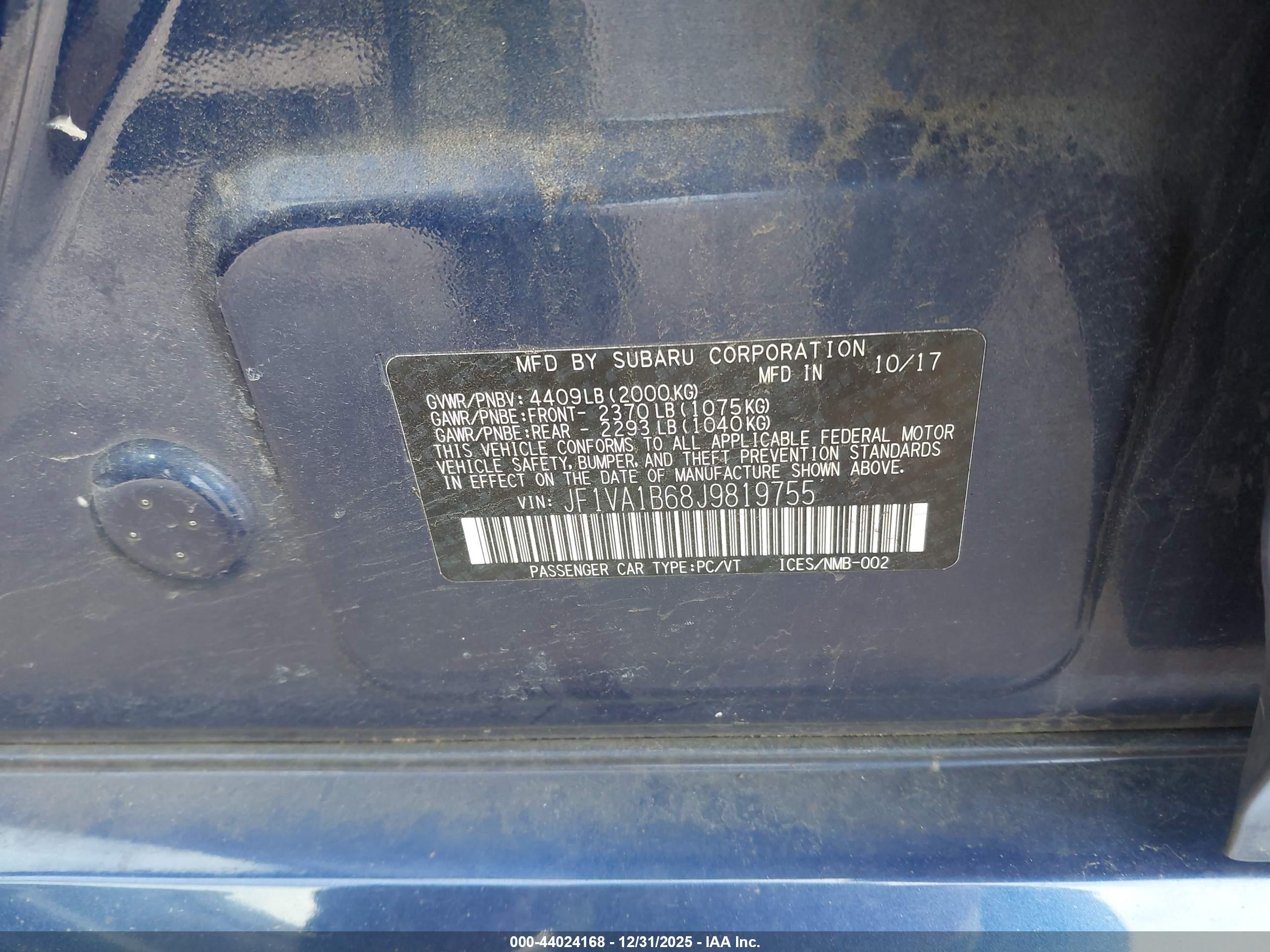 SUBARU WRX image 9