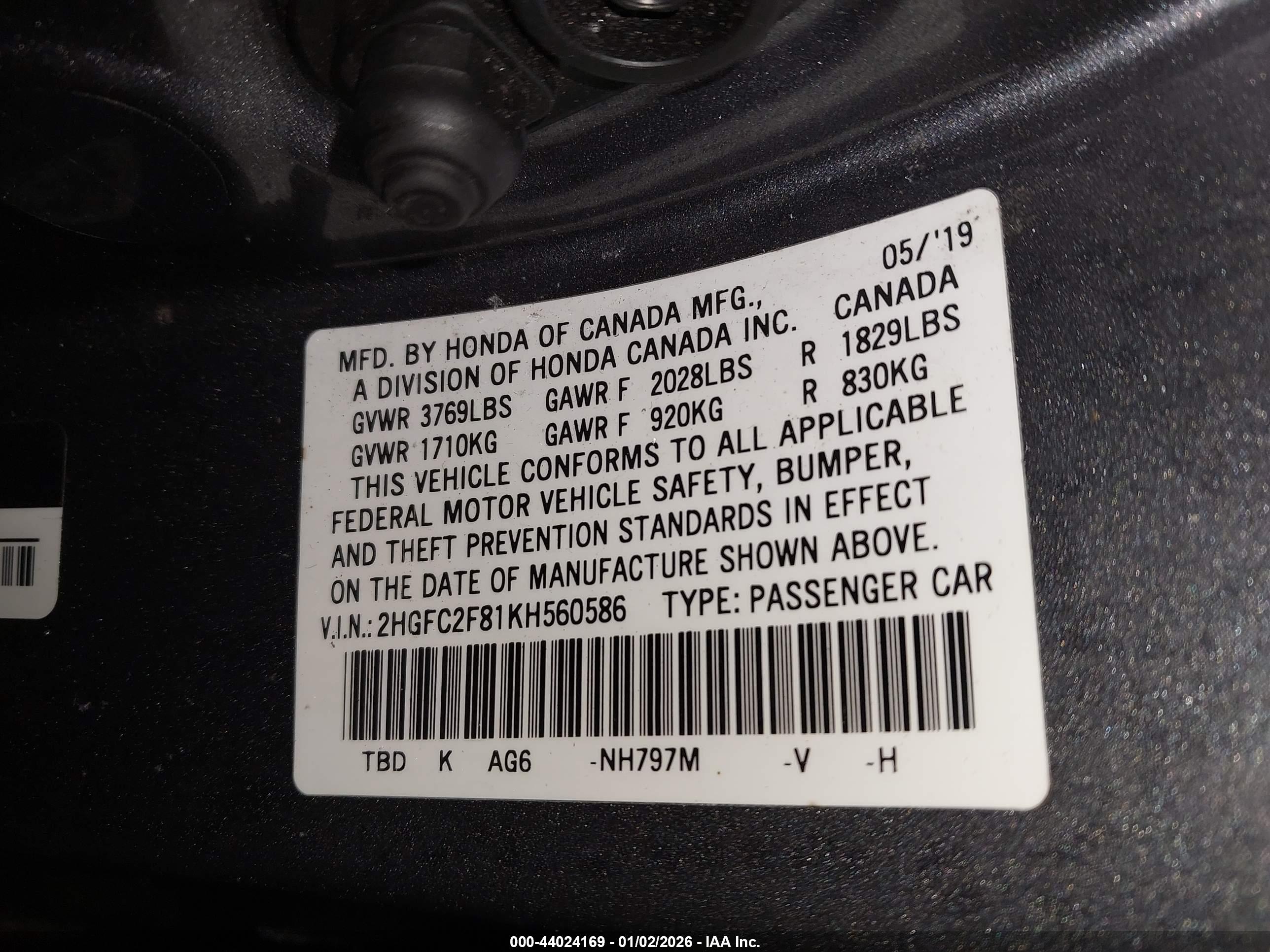 HONDA CIVIC image 9