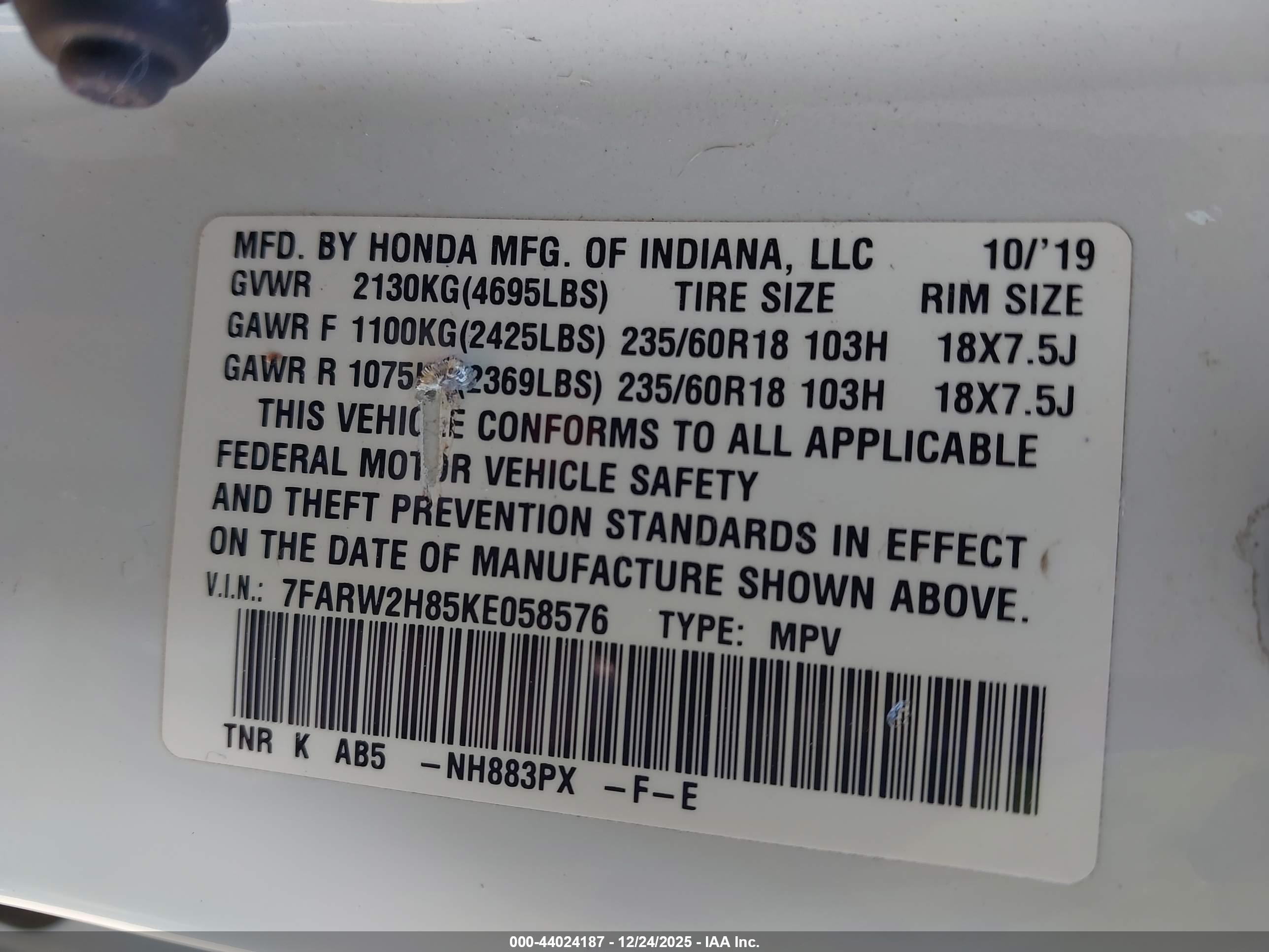 HONDA CR-V image 9