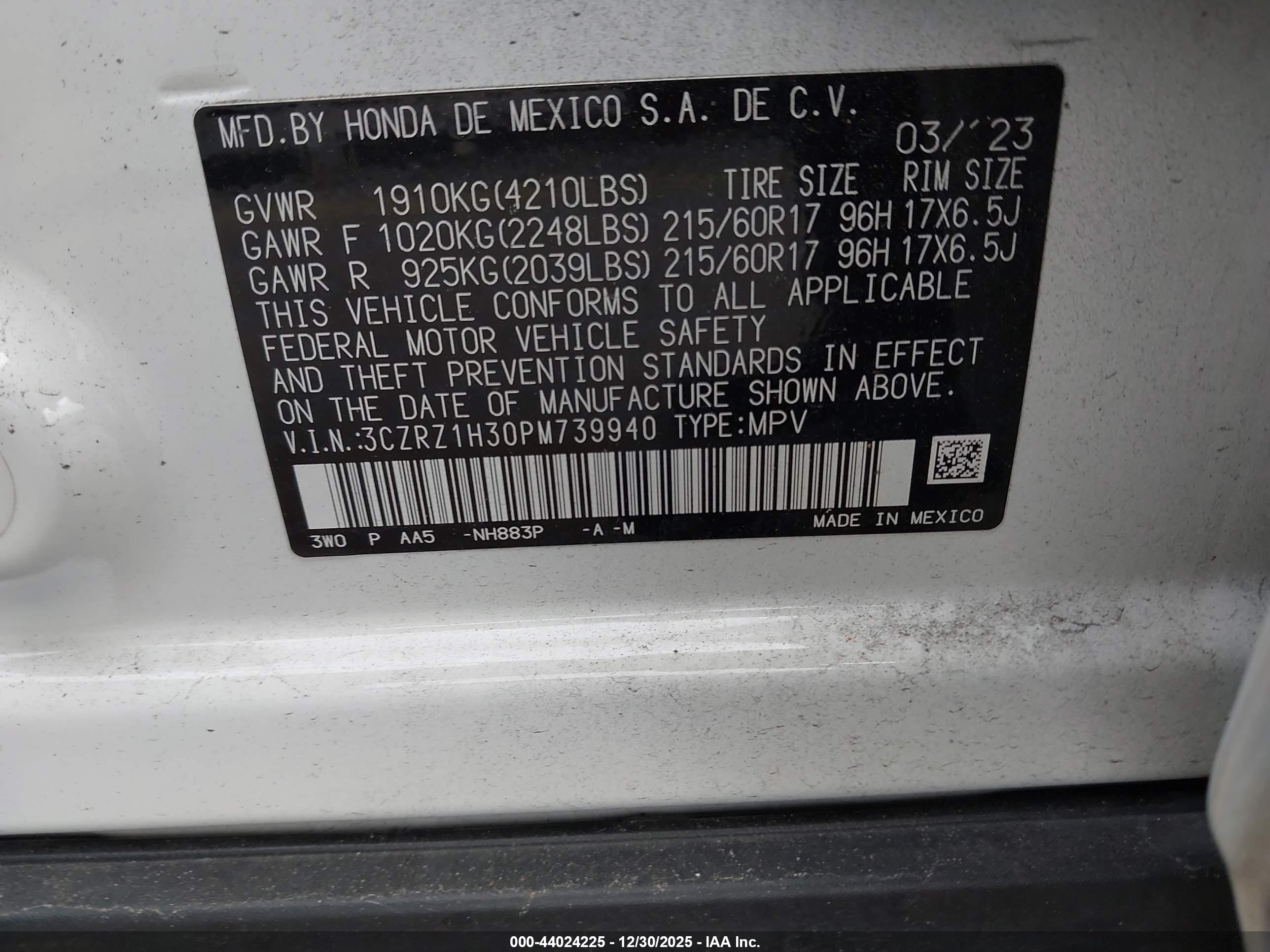 HONDA HR-V image 9