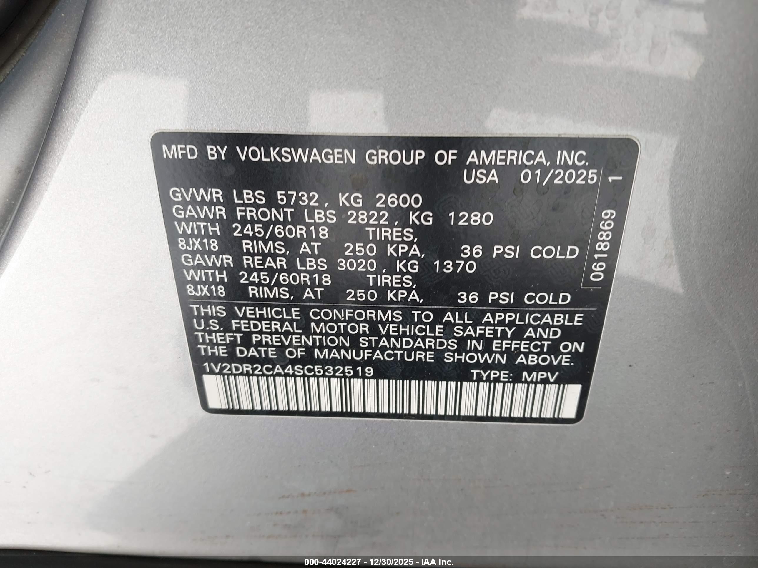 VOLKSWAGEN ATLAS image 9