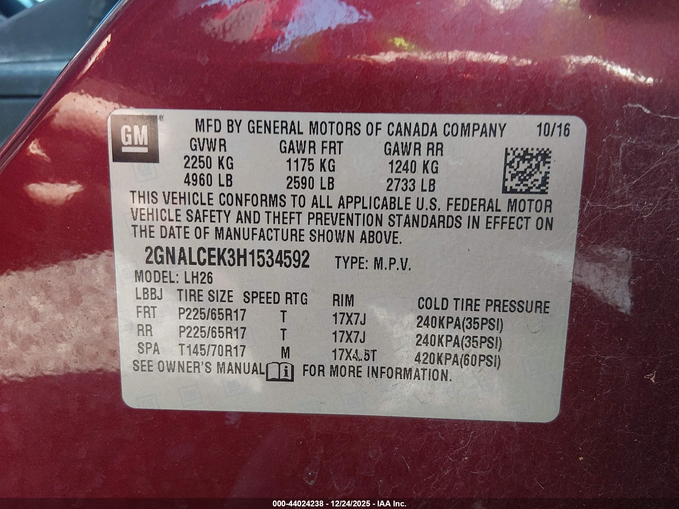 CHEVROLET EQUINOX image 9