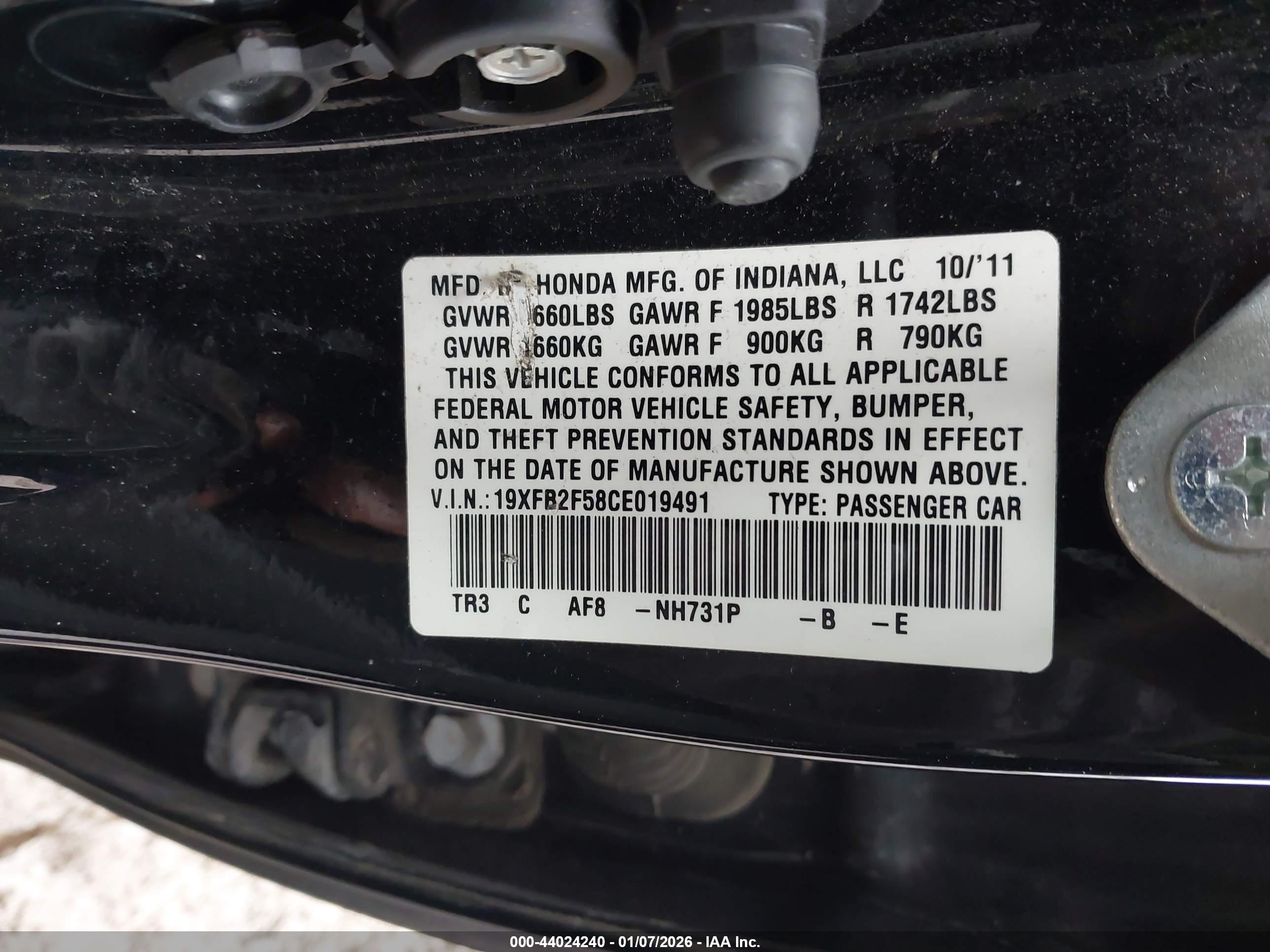HONDA CIVIC image 9