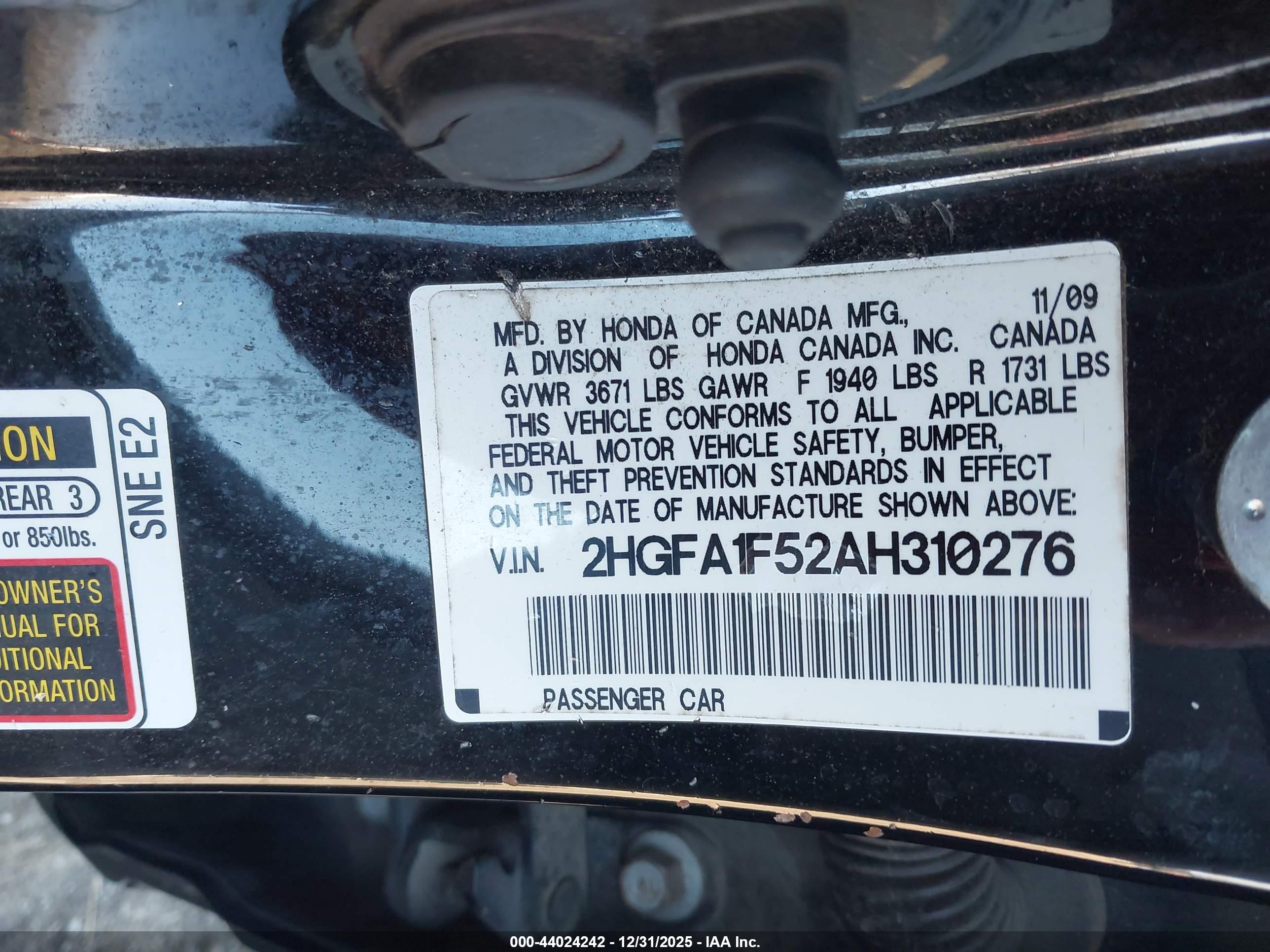 HONDA CIVIC image 9