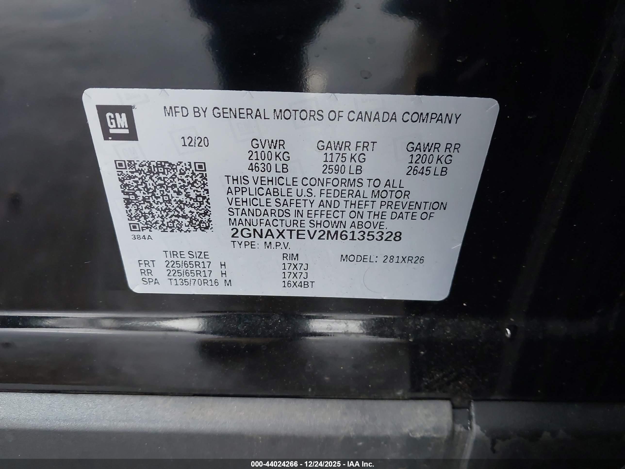 CHEVROLET EQUINOX image 9