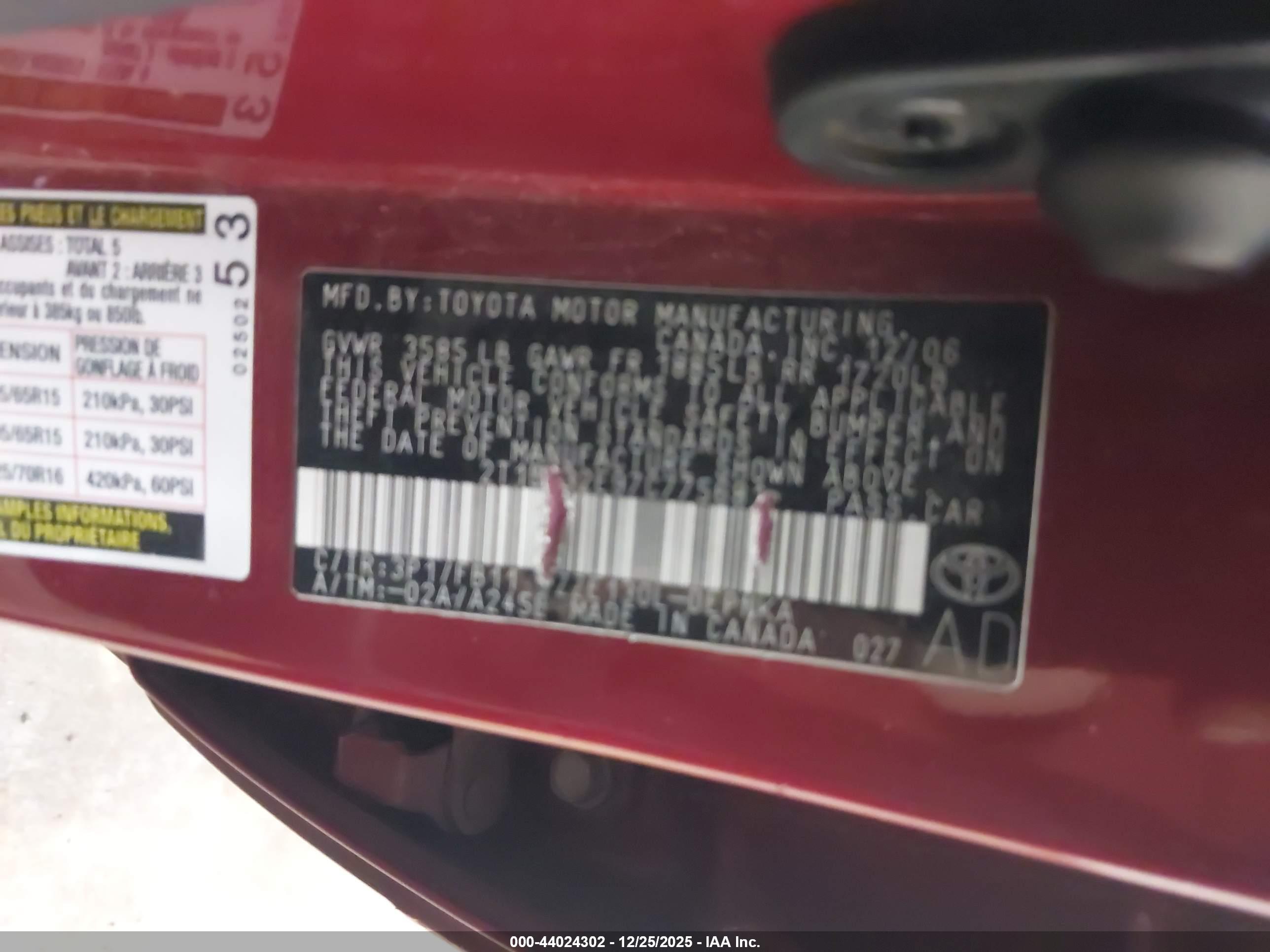 TOYOTA COROLLA image 9