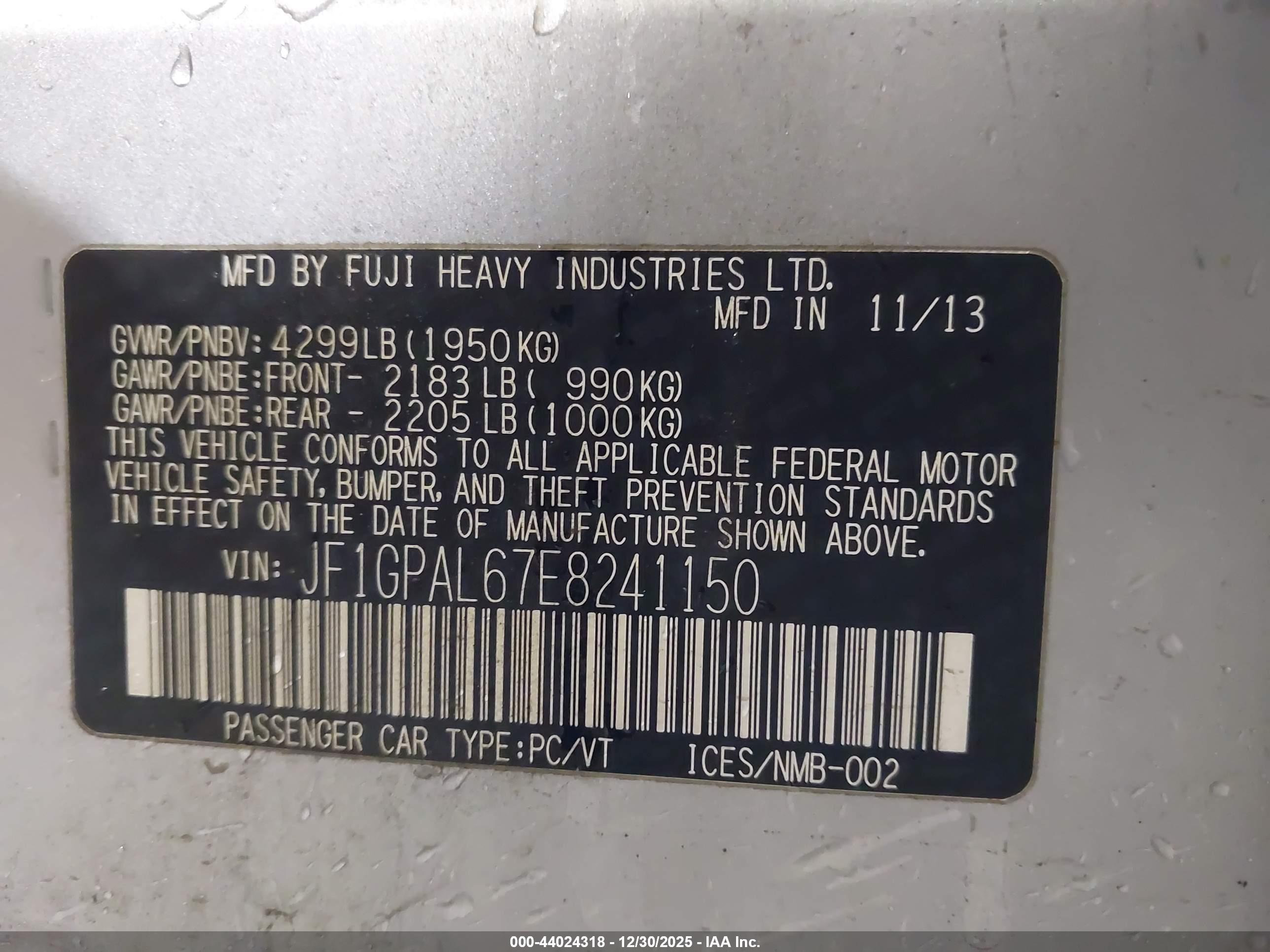 SUBARU IMPREZA image 9