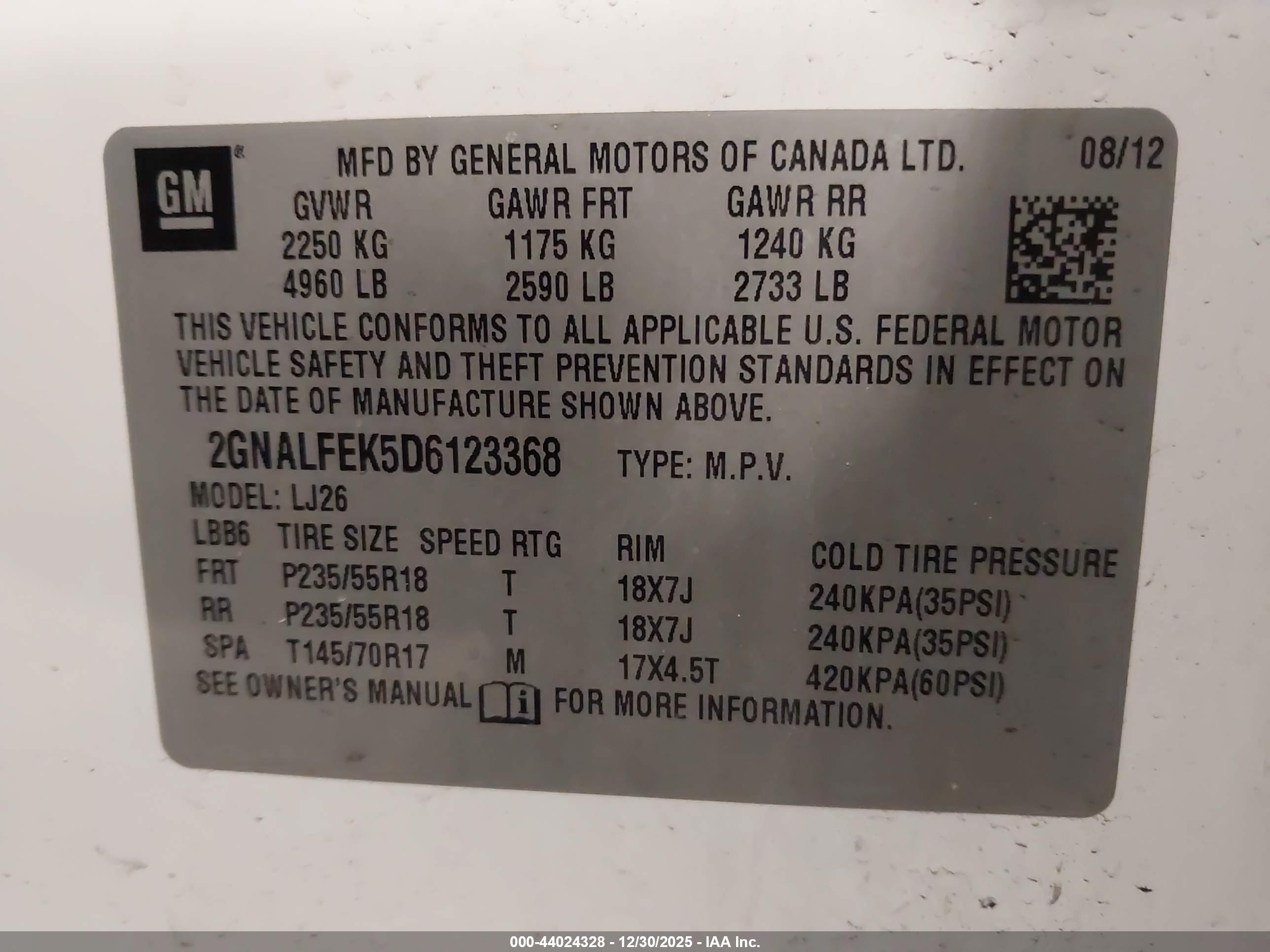 CHEVROLET EQUINOX image 9