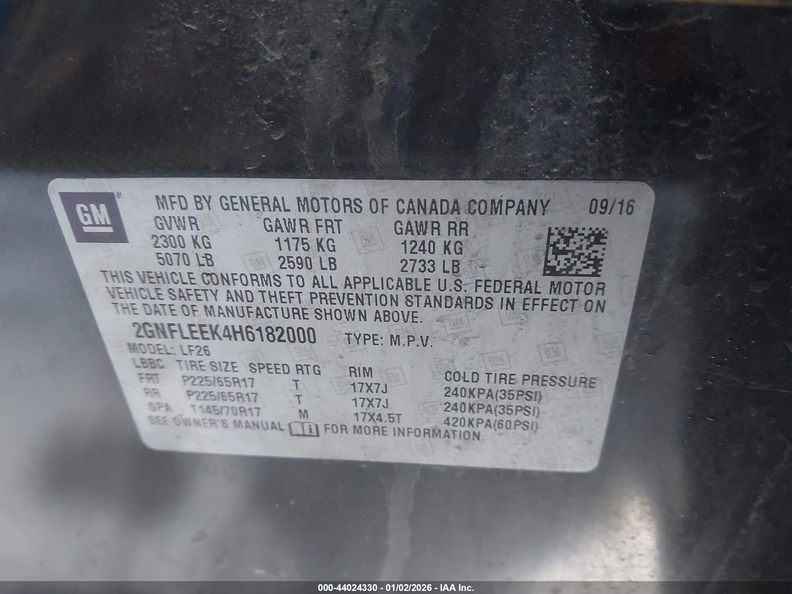 CHEVROLET EQUINOX image 9