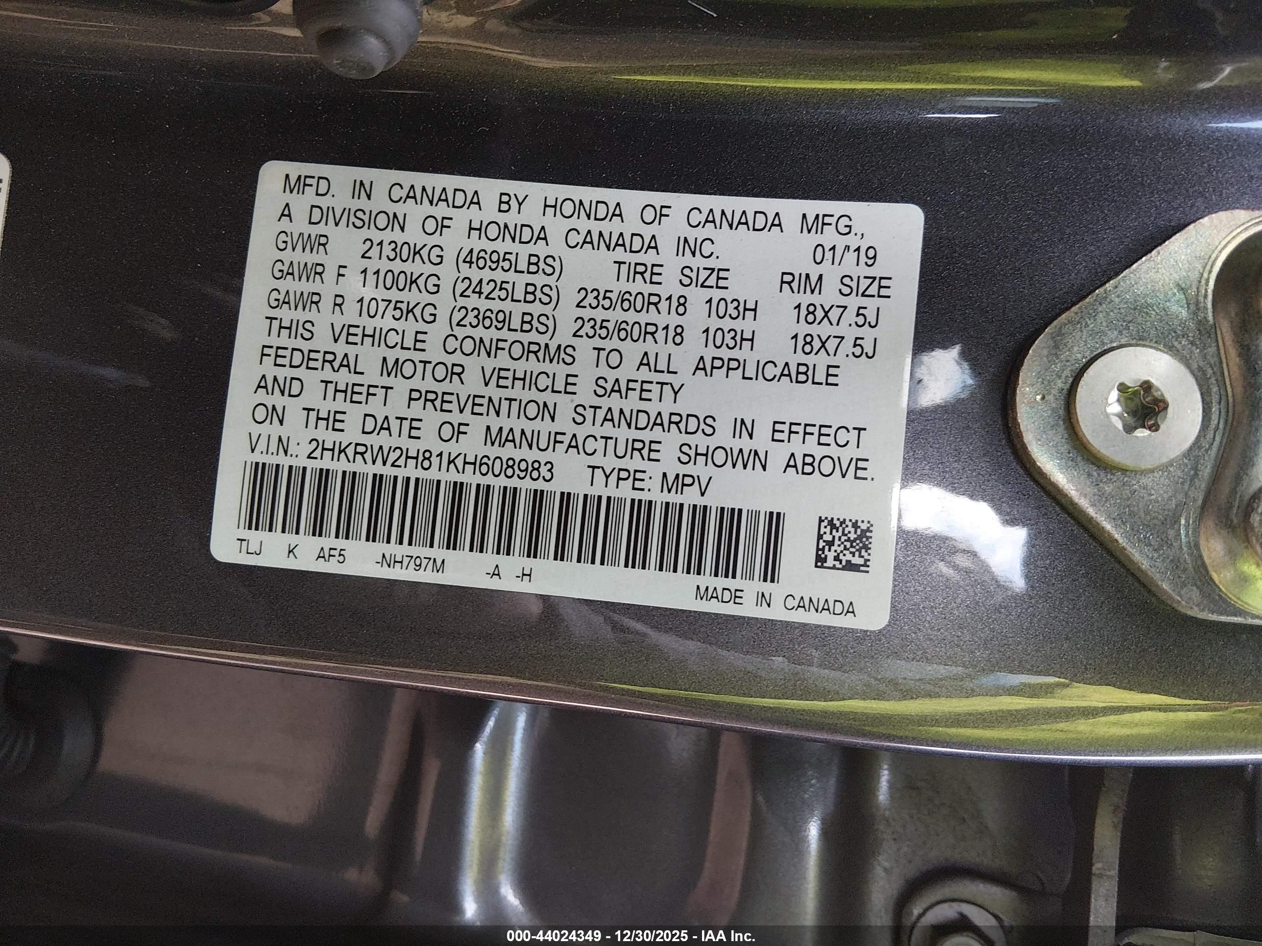 HONDA CR-V image 9