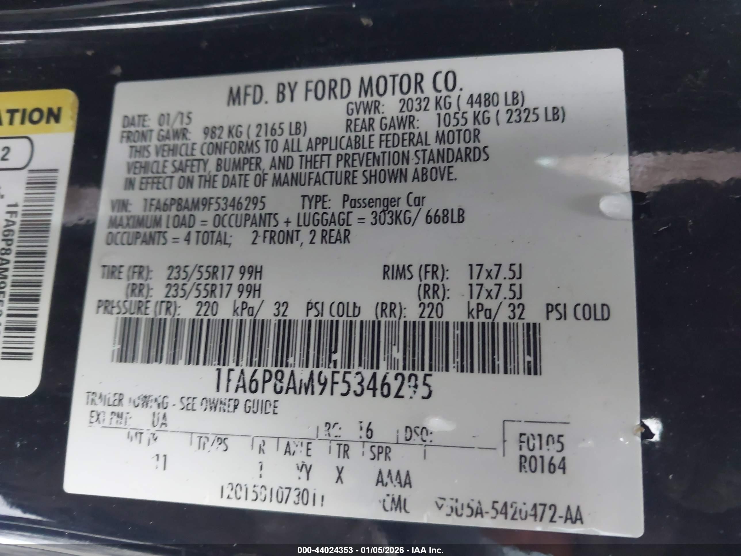 FORD MUSTANG image 9