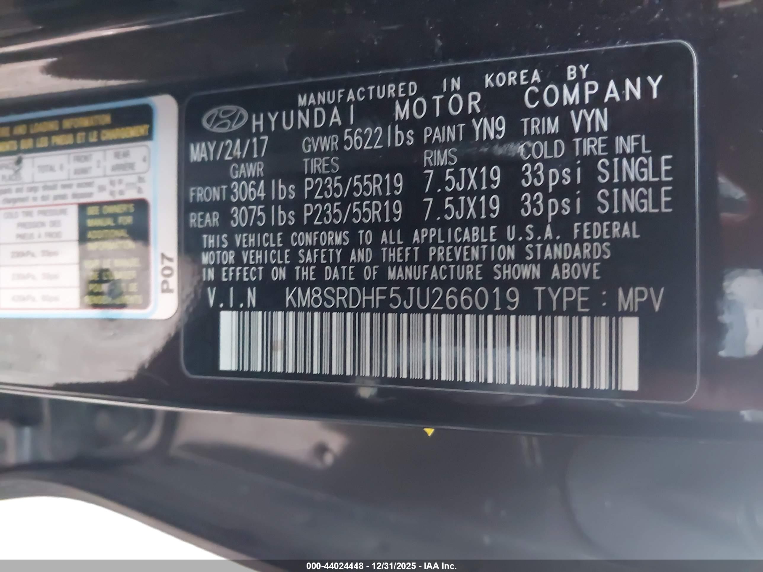 HYUNDAI SANTA image 9
