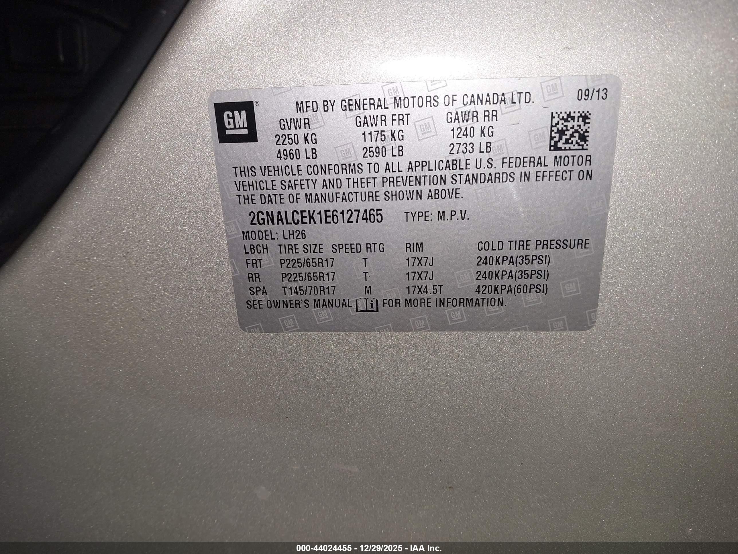 CHEVROLET EQUINOX image 9