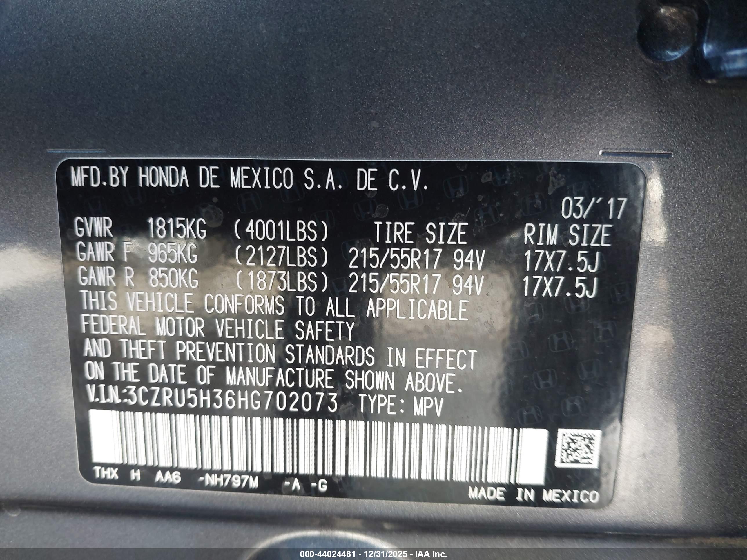 HONDA HR-V image 9
