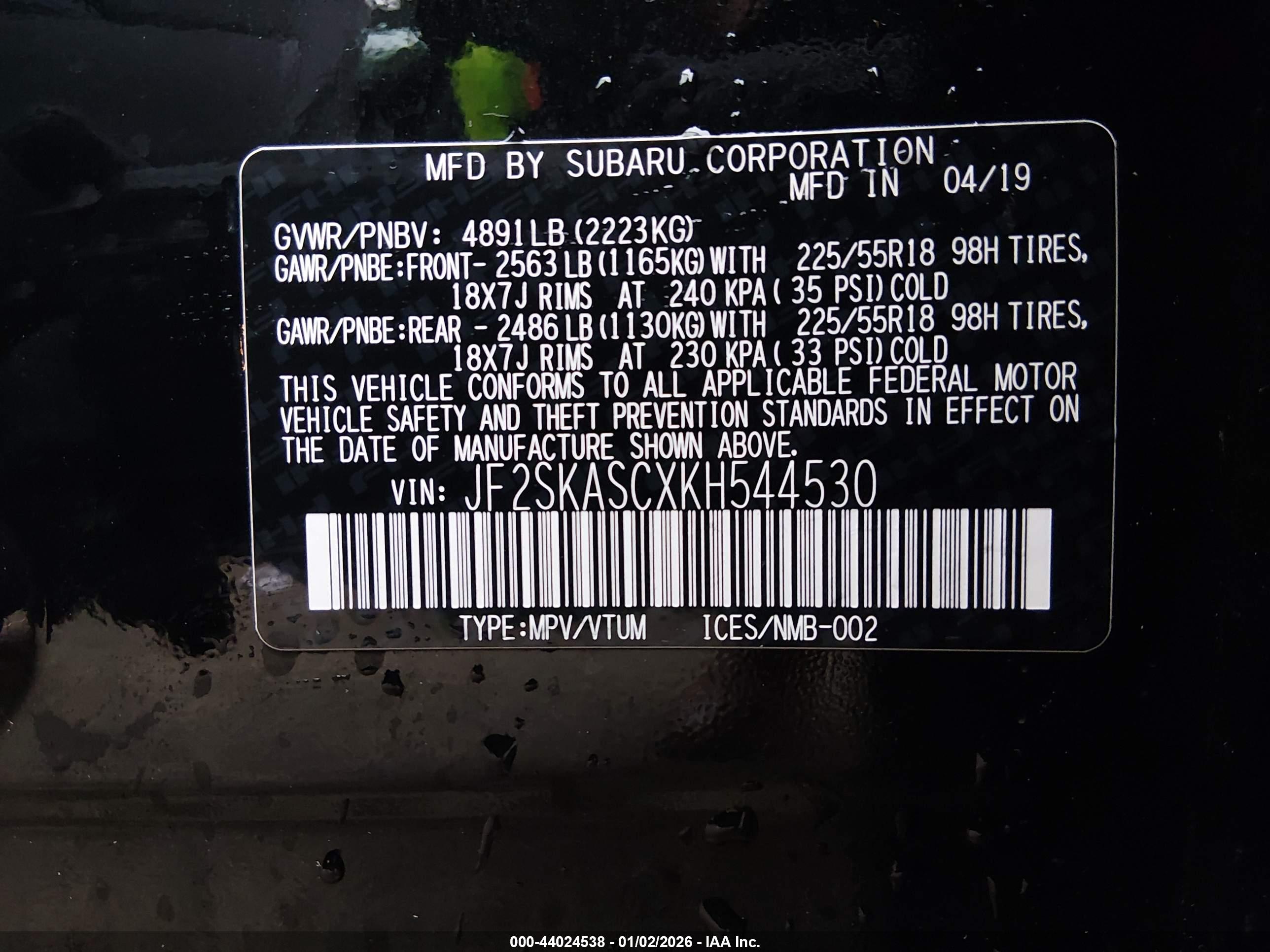 SUBARU FORESTER image 9