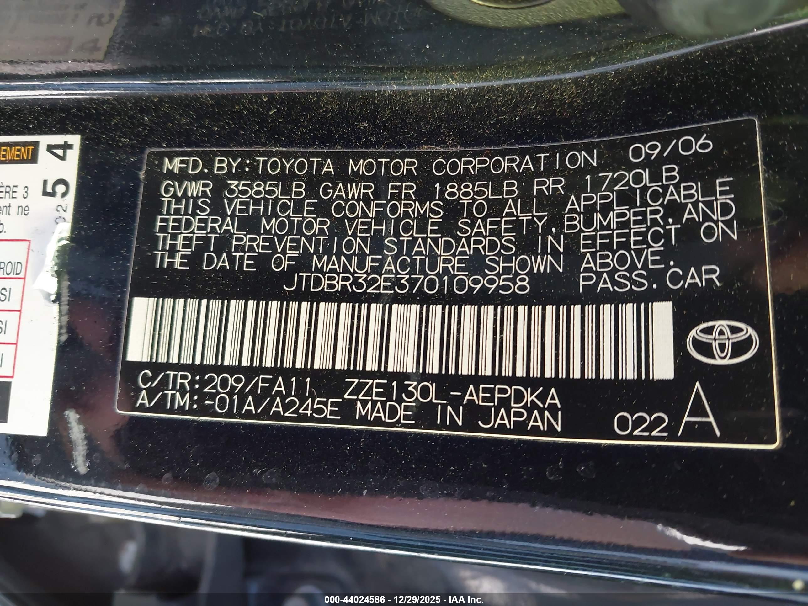 TOYOTA COROLLA image 9