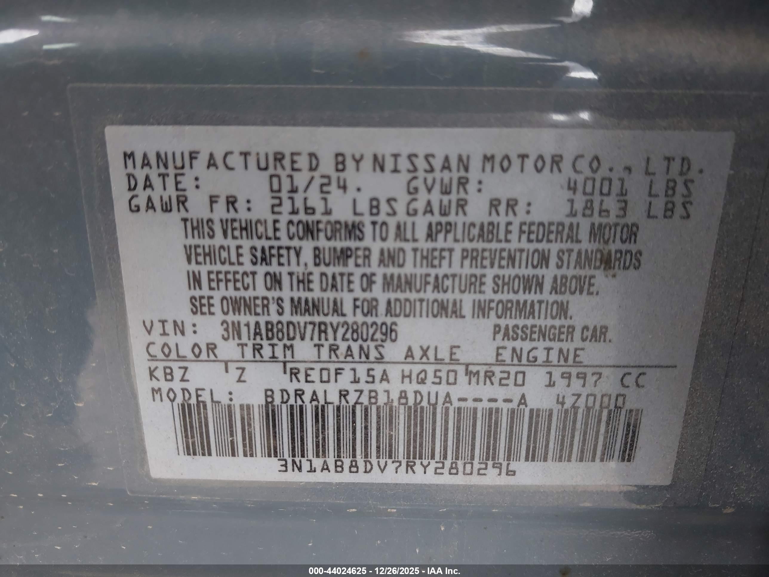 NISSAN SENTRA image 9