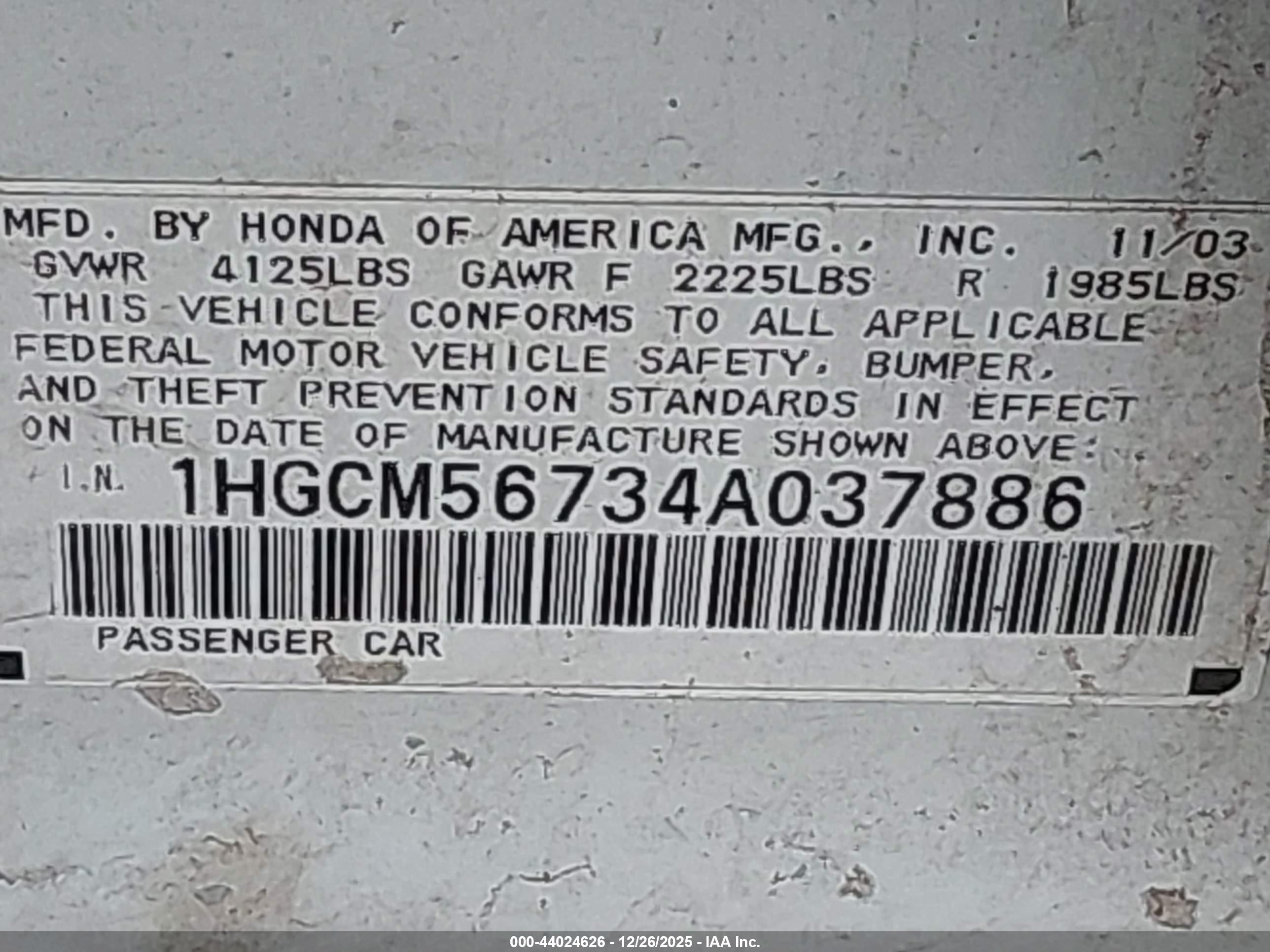 HONDA ACCORD image 9