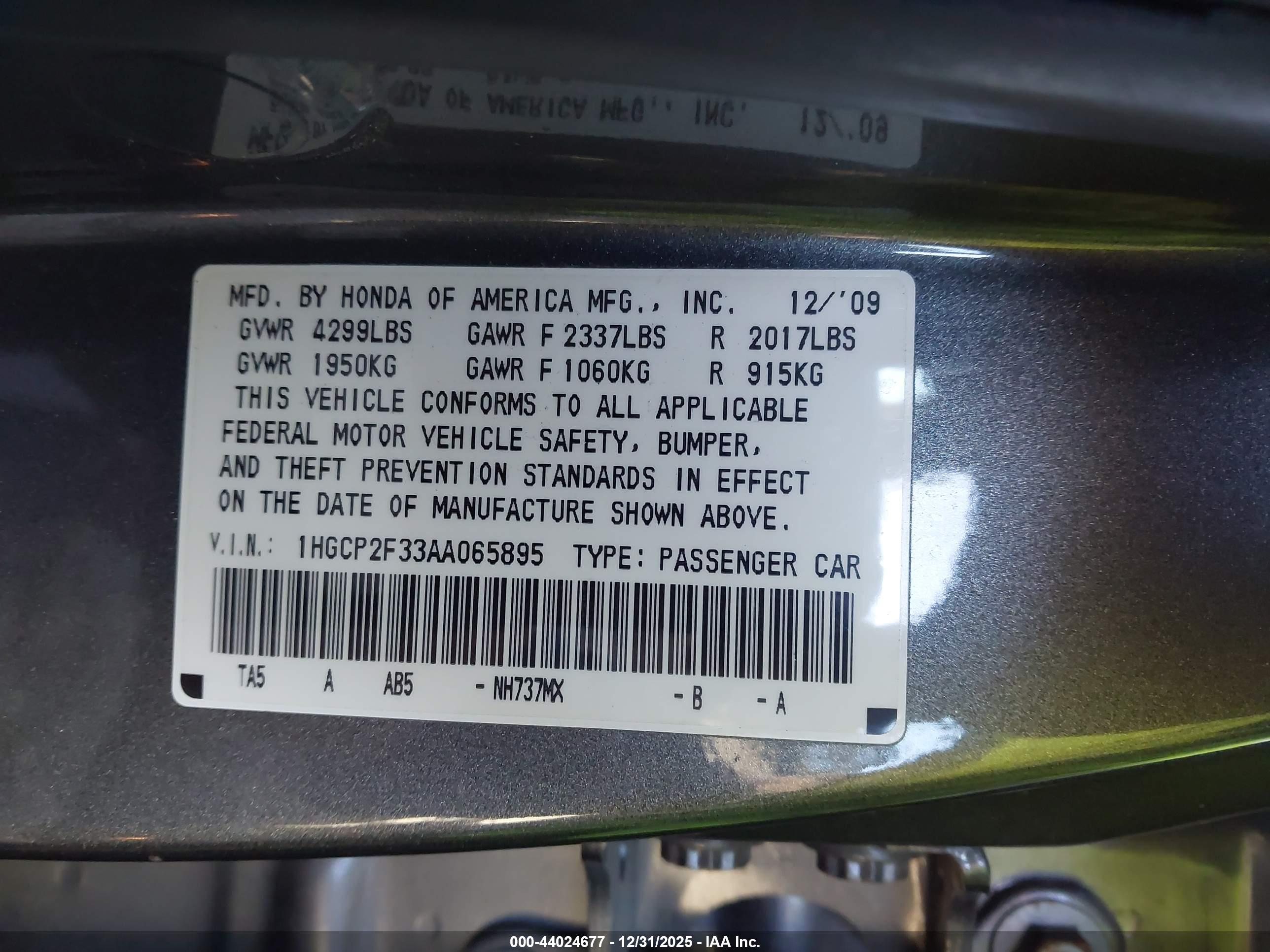 HONDA ACCORD image 9