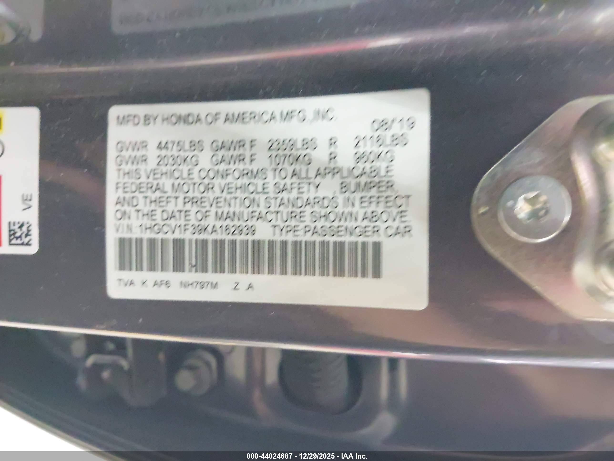 HONDA ACCORD image 9